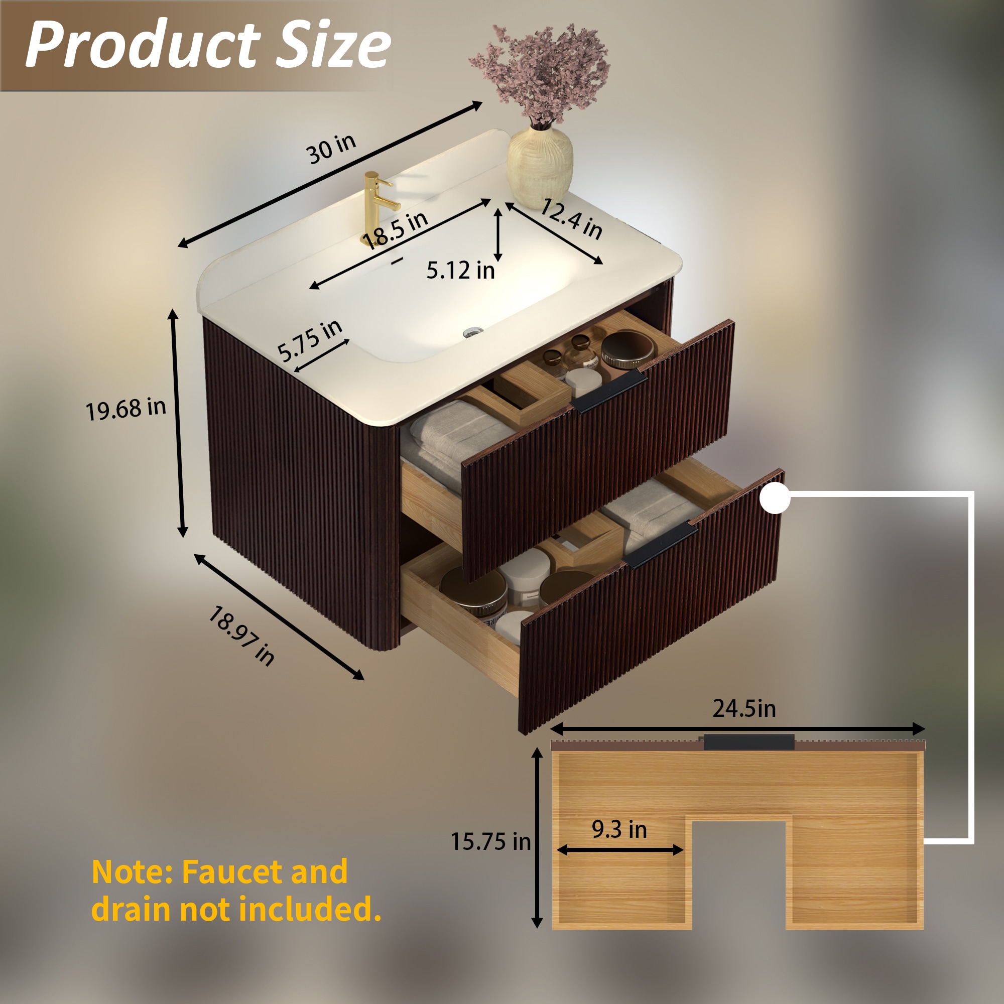 AAZJ JDEX-V18BV30WN Bath-Vanity-Combo - View #6