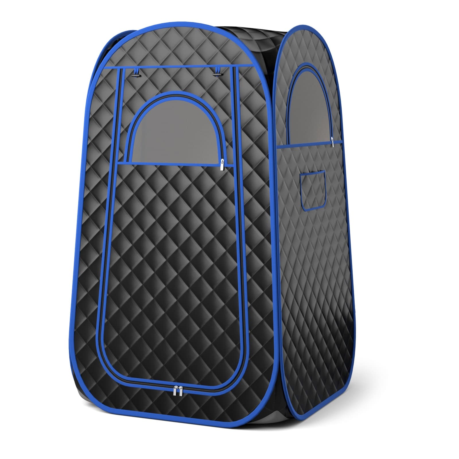 Slickblue Portable Steam Sauna Tent with Folding Chair and Foot Massager for Home or Apartment Spa