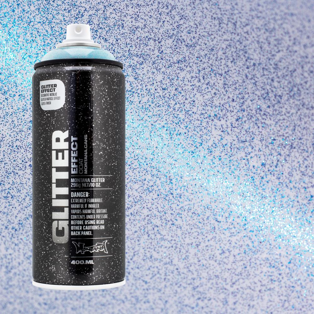 Montana Cans GLITTER EFFECT Semi-gloss Glitter Silver Glitter