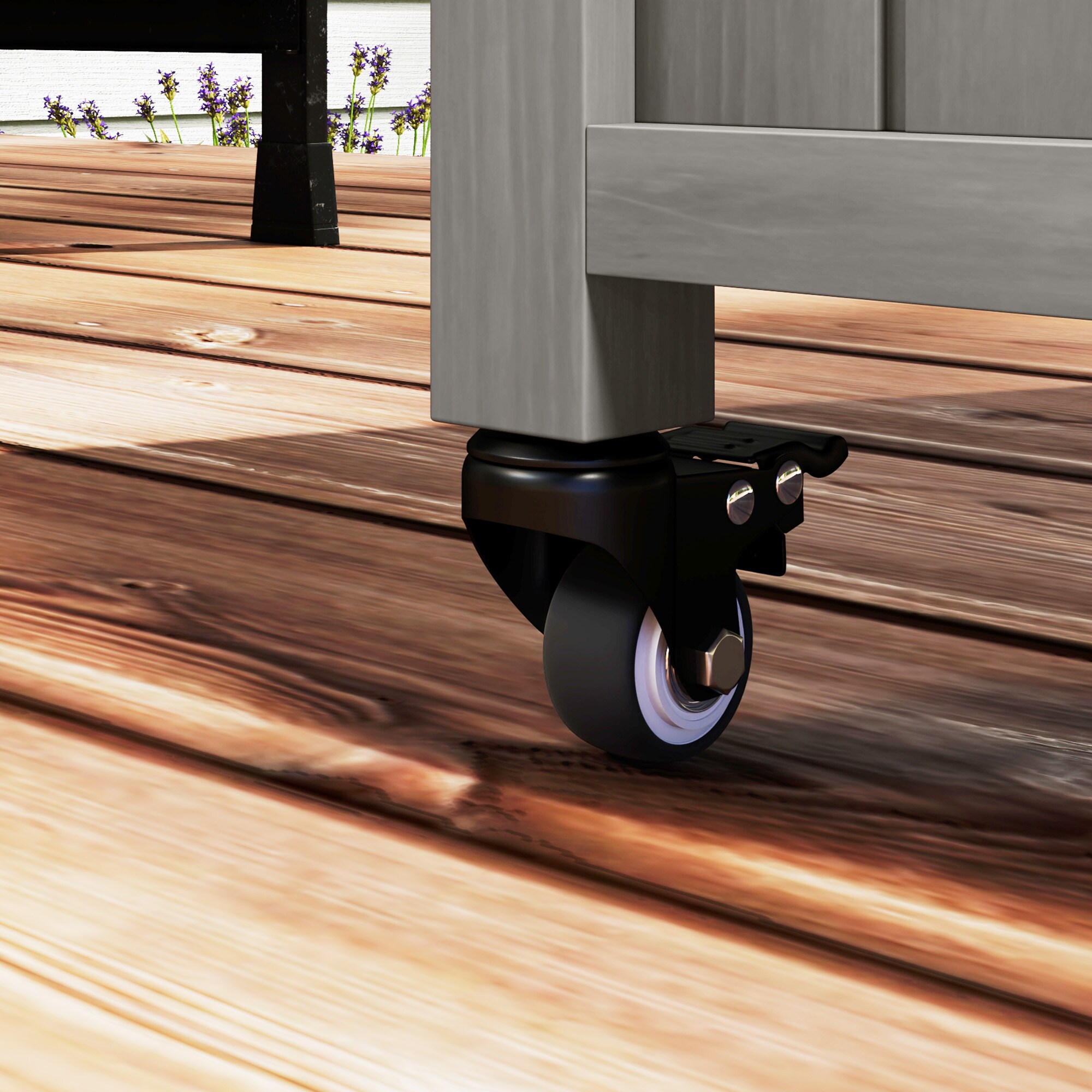 Outsunny 846-154V00GY Grill-Carts-Grill-Stands - View #6