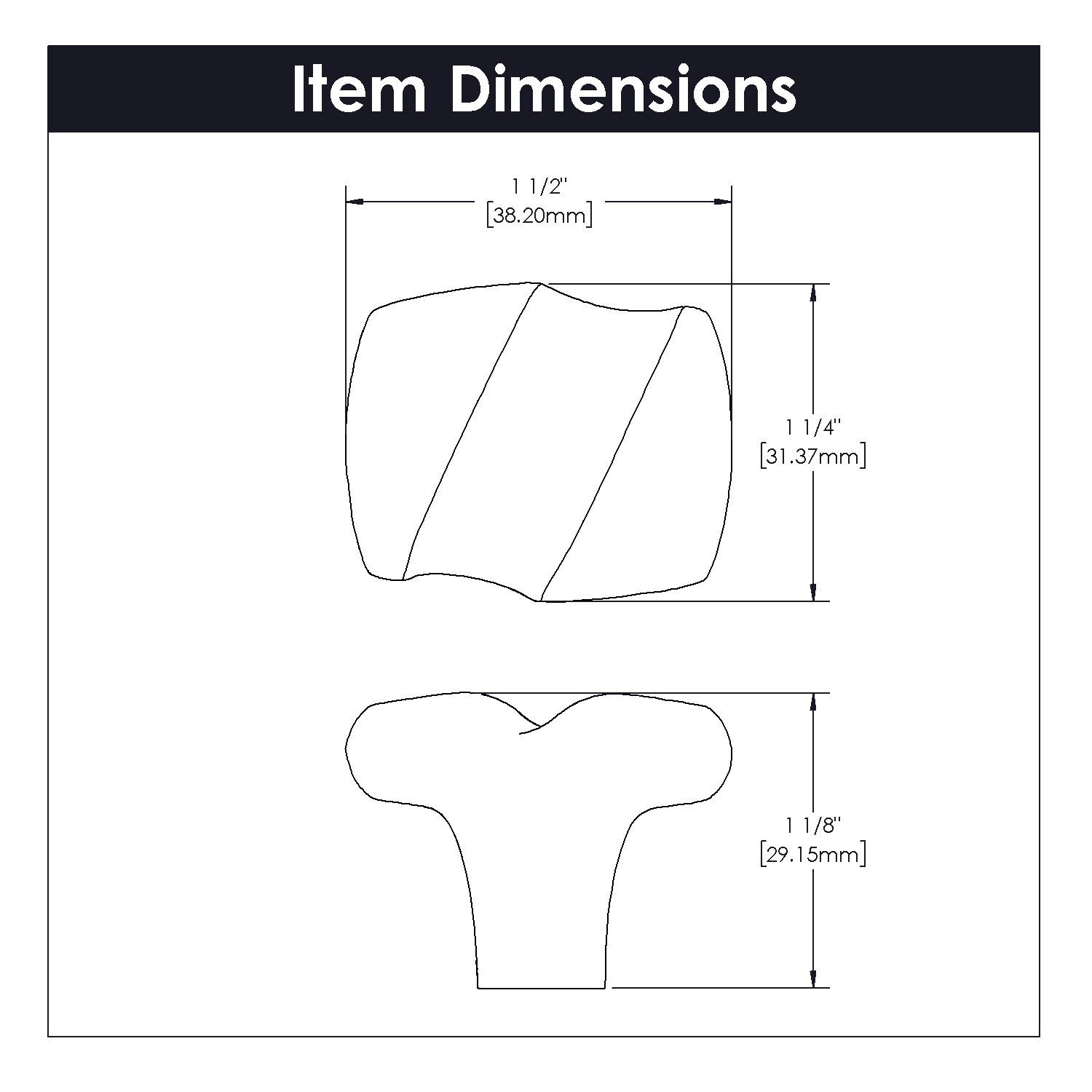 Hickory Hardware HH74729-ITN-10B Cabinet-Knobs - View #6