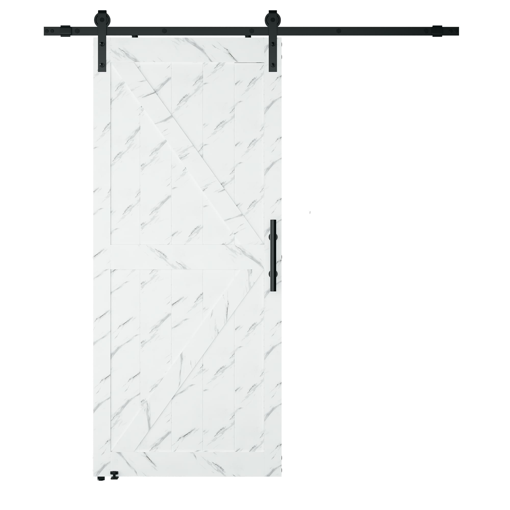 Bestier LOW-K800692B-WHBE Barn-Doors - View #3