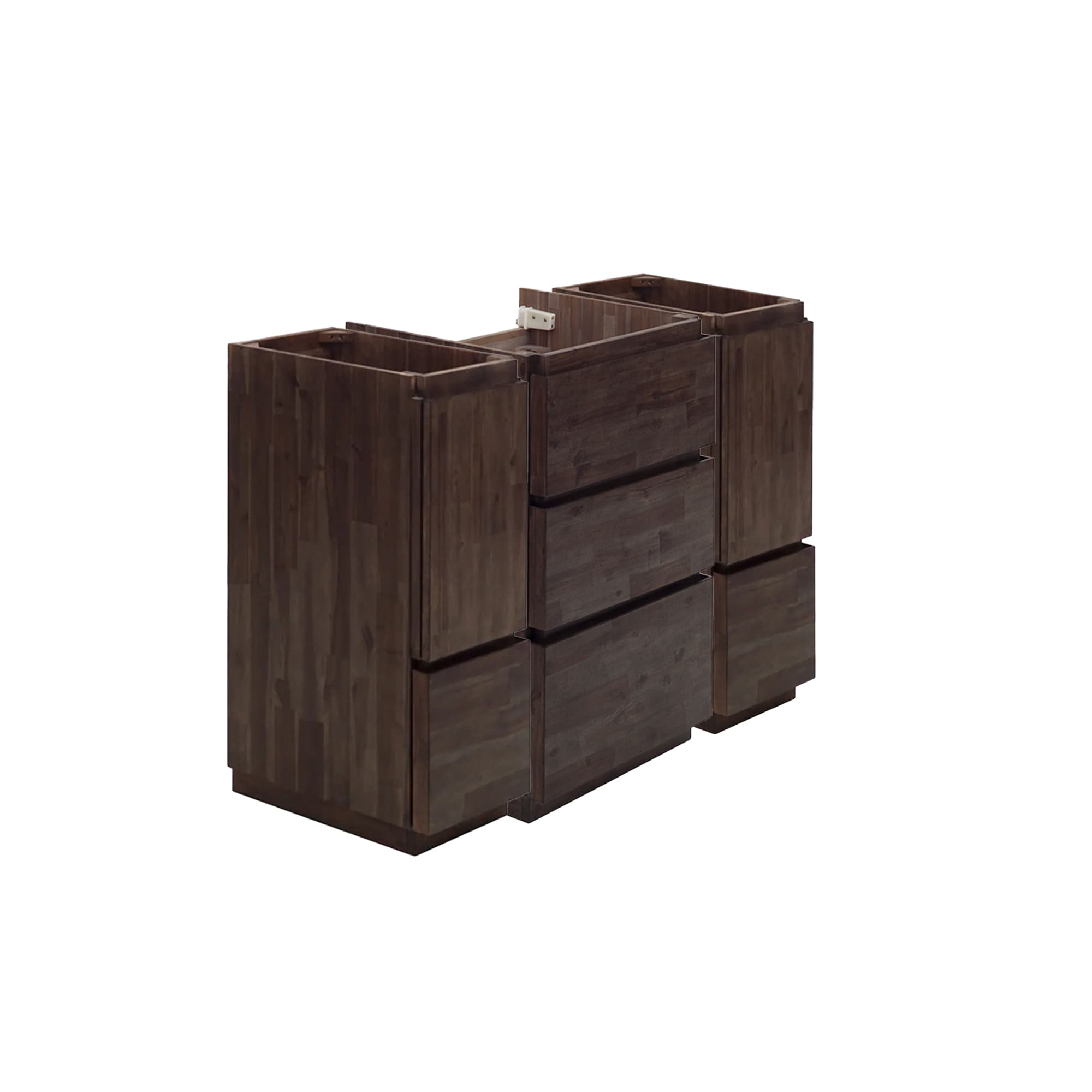 Fresca FCB31-122412ACA-FC Formosa 48-in Acacia Wood Bathroom Vanity Base Cabinet without Top