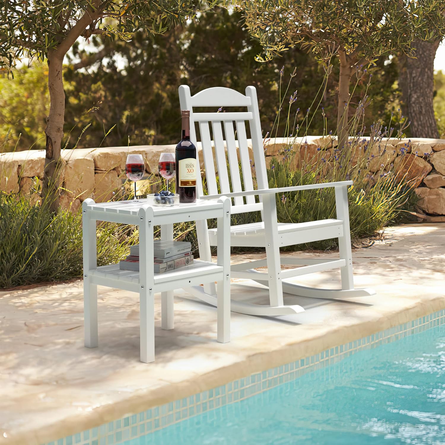 Poly furniture ST-HE03-WT Patio-Tables - View #5