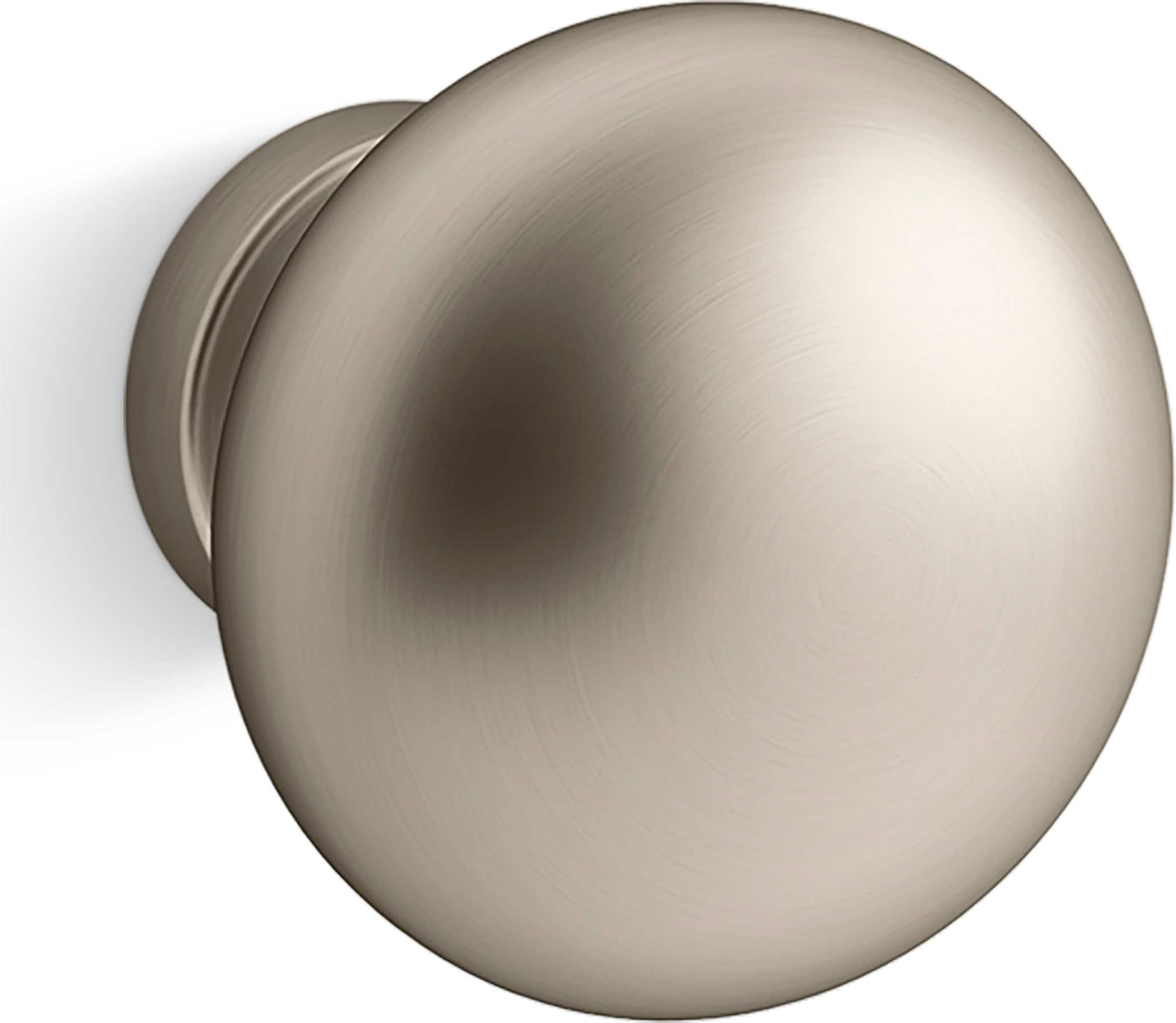 KOHLER 29979-BN Malin by Studio McGee 1-1/8-in Vibrant Brushed Nickel Round Classic Cabinet Knob