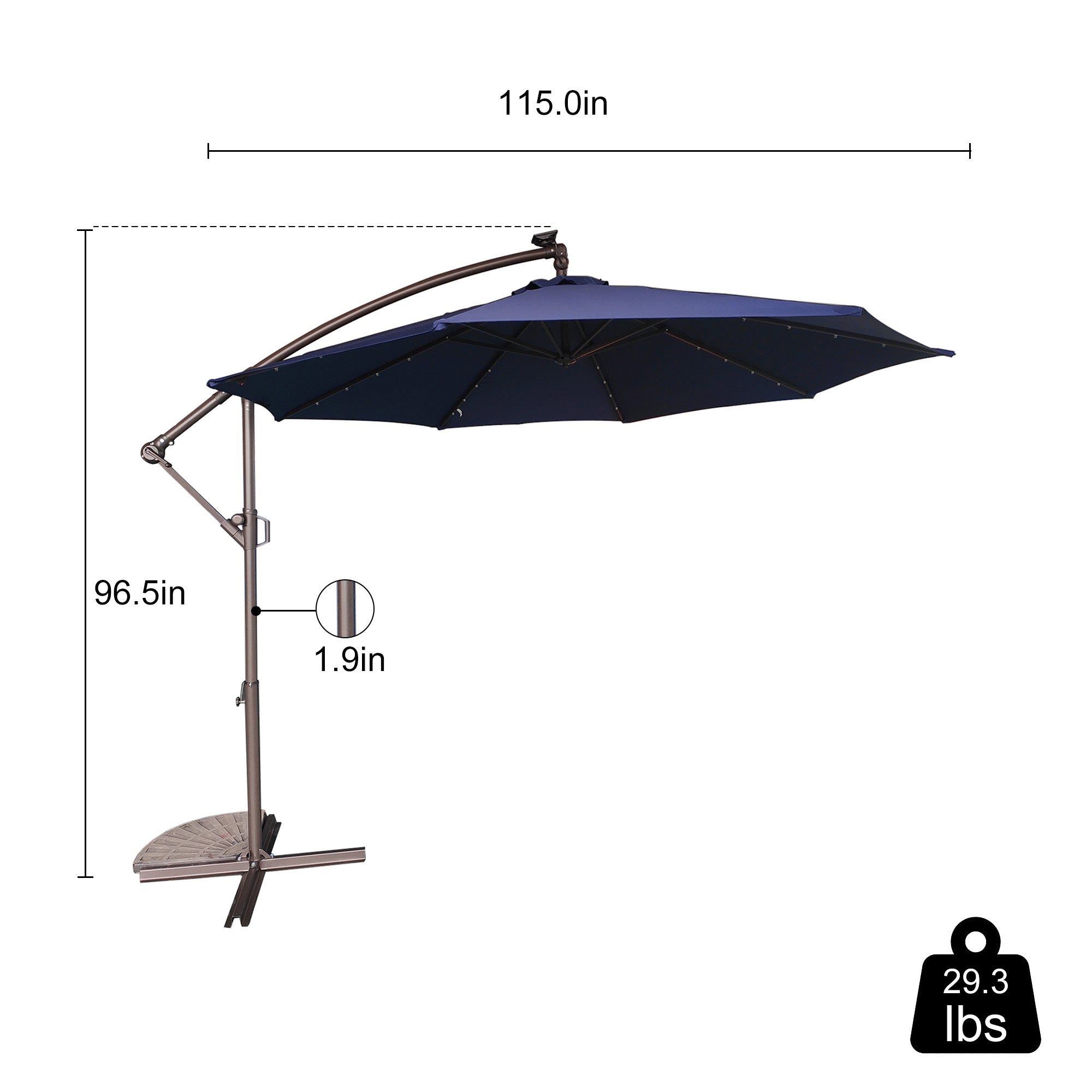 Boyel Living BL-5XBDNV Umbrellas-2 - View #3