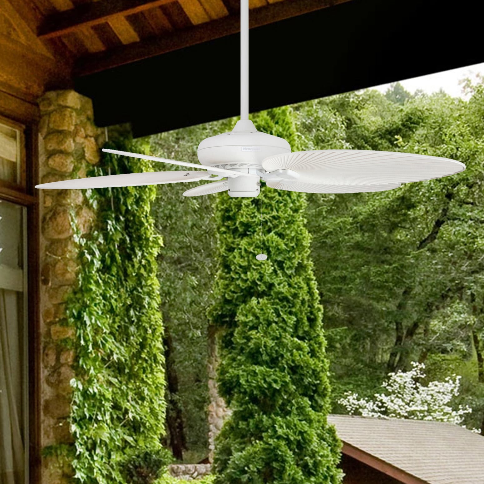 52 Palm Valley Tropical 5 Blade Ceiling Fan