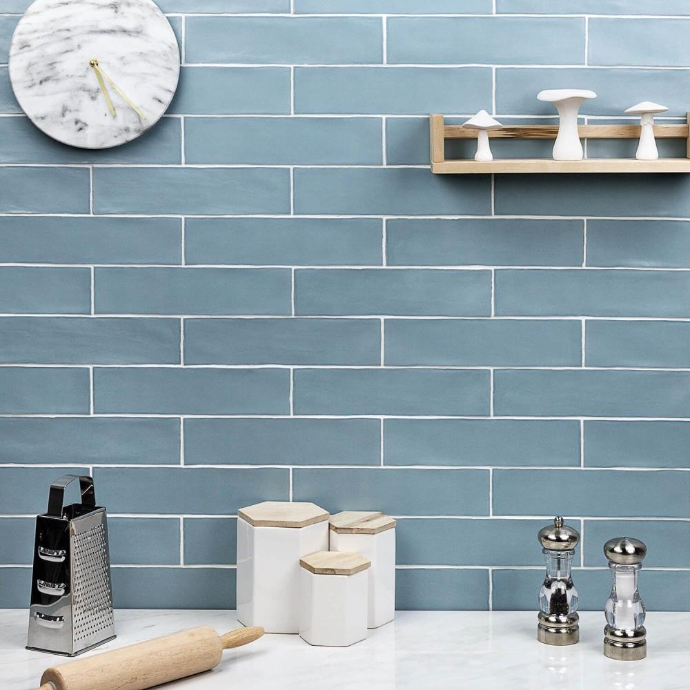 Artmore Tile Marsh Sky 3 in. x 12 in. Matte Ceramic Subway Wall Tile ...