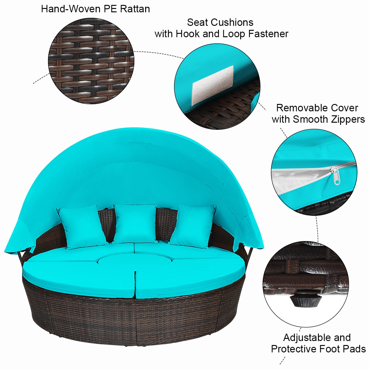 LIVIZA OUG66656TU-X Patio-Sofas-Daybeds - View #5