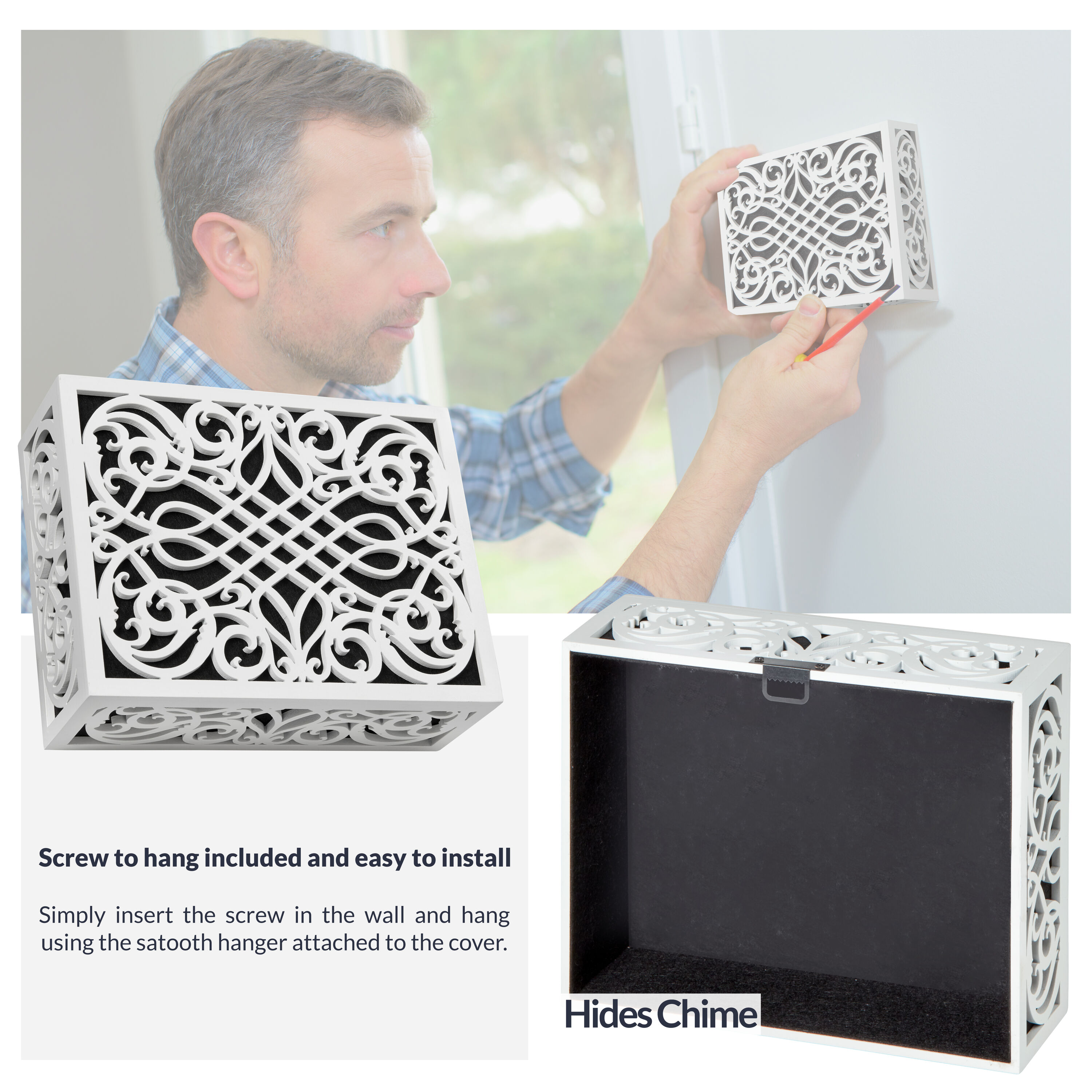 Newhouse Hardware CHIMECOVER3 Doorbell-Chime-Access - View #4