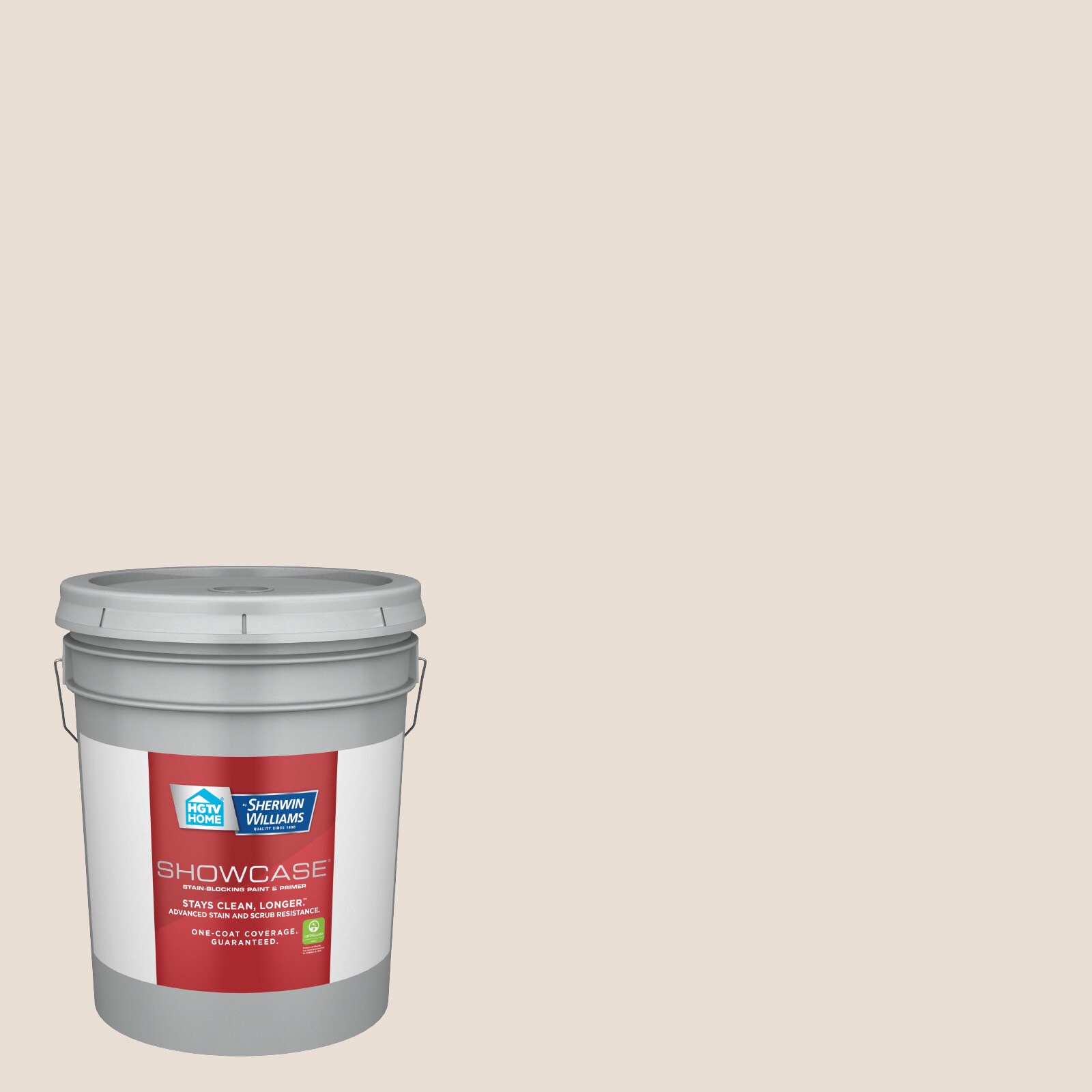 HGTV HOME by Sherwin-Williams 2005-10C-935246 Showcase Semi-gloss Bungalow White 2005-10C Acrylic Interior Paint Paint + Primer ( 5-gallon )