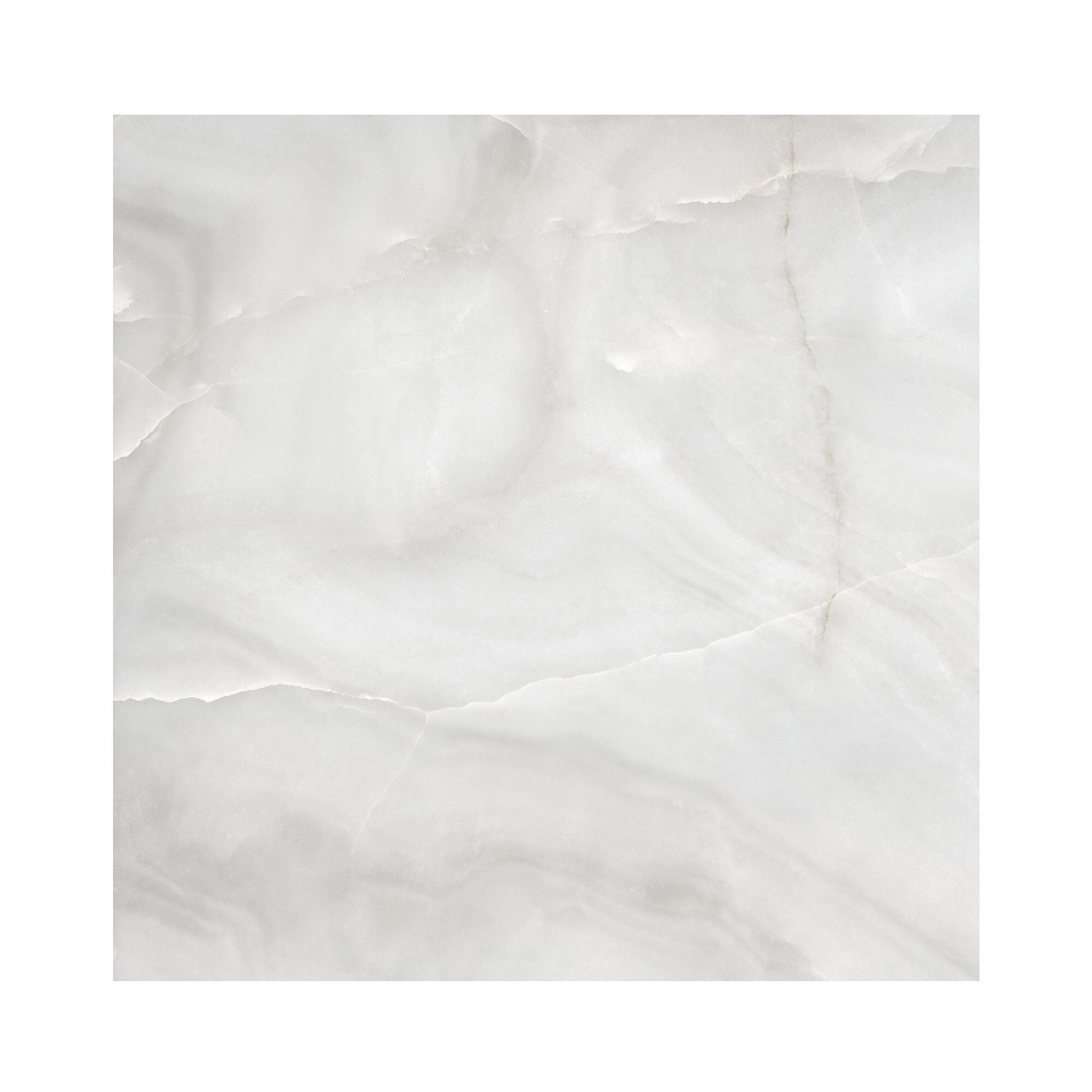 Anatolia La Marca Onyx Nuvolato 32-in x 32-in Polished Porcelain Marble Look Floor and Wall Tile (13.78-sq. ft/ Carton)
