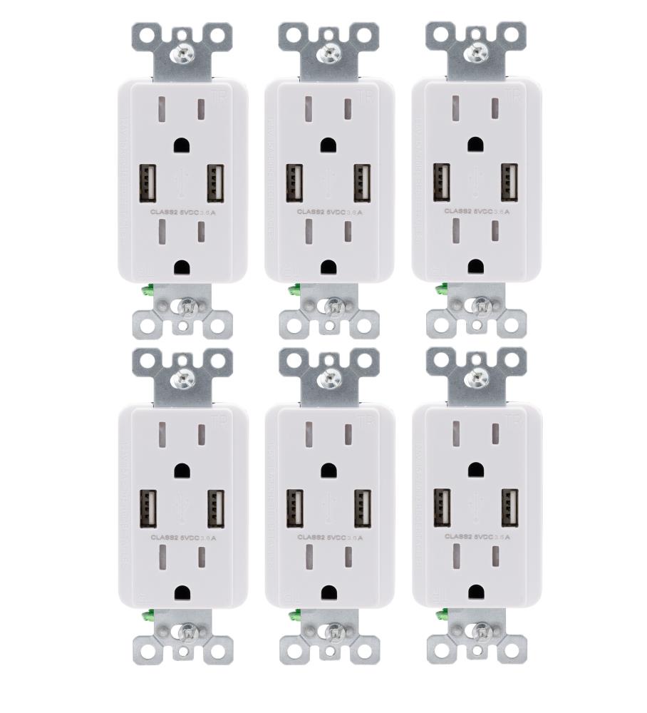 15 amp outlets with usb