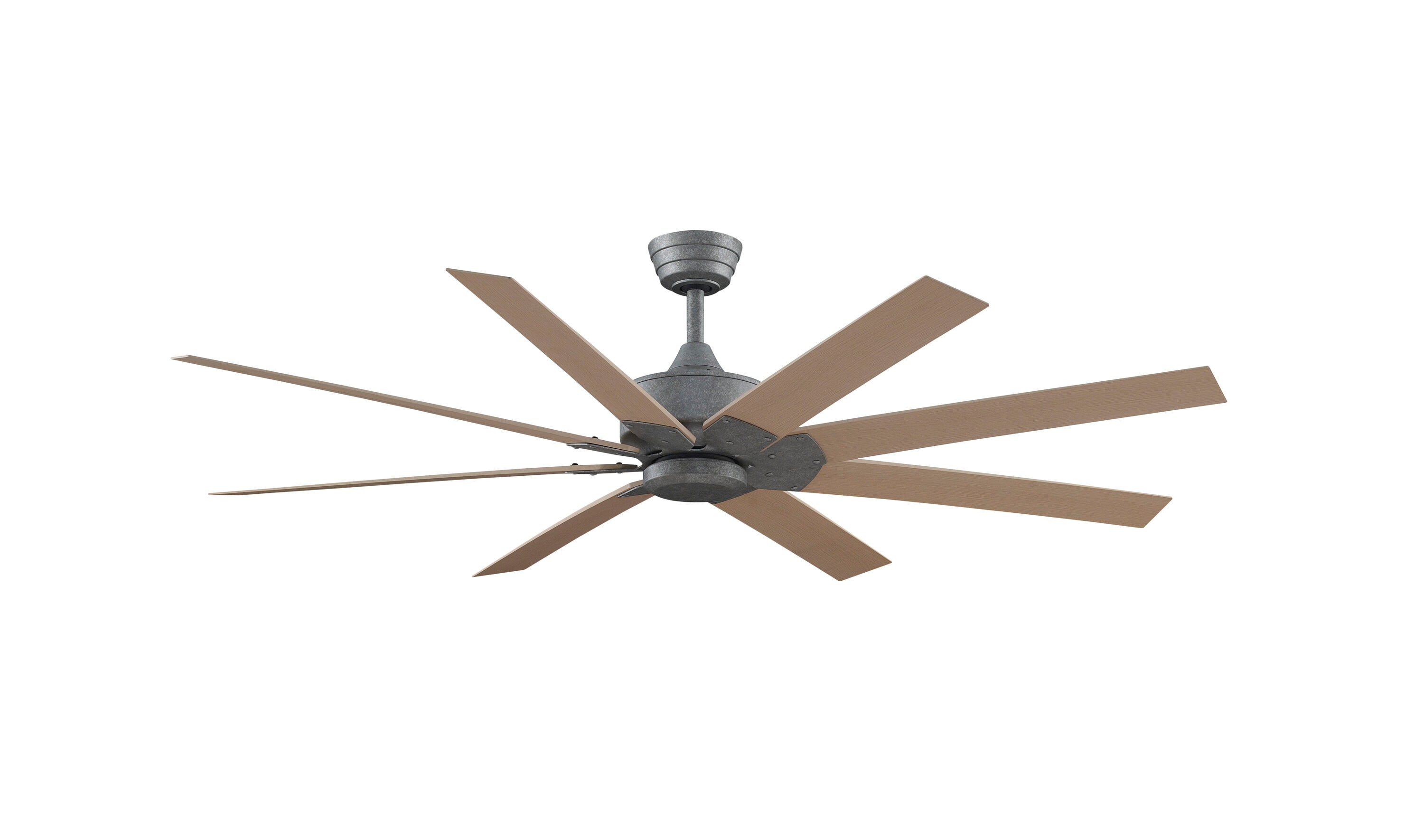 Fanimation Wrap Custom 44-in Brushed Nickel with Black Blades Indoor/Outdoor Smart Ceiling Fan Light Kit Compatible and Remote (3-Blade) FPD8530BN-44BL Sansujyuku sansujyuku.com