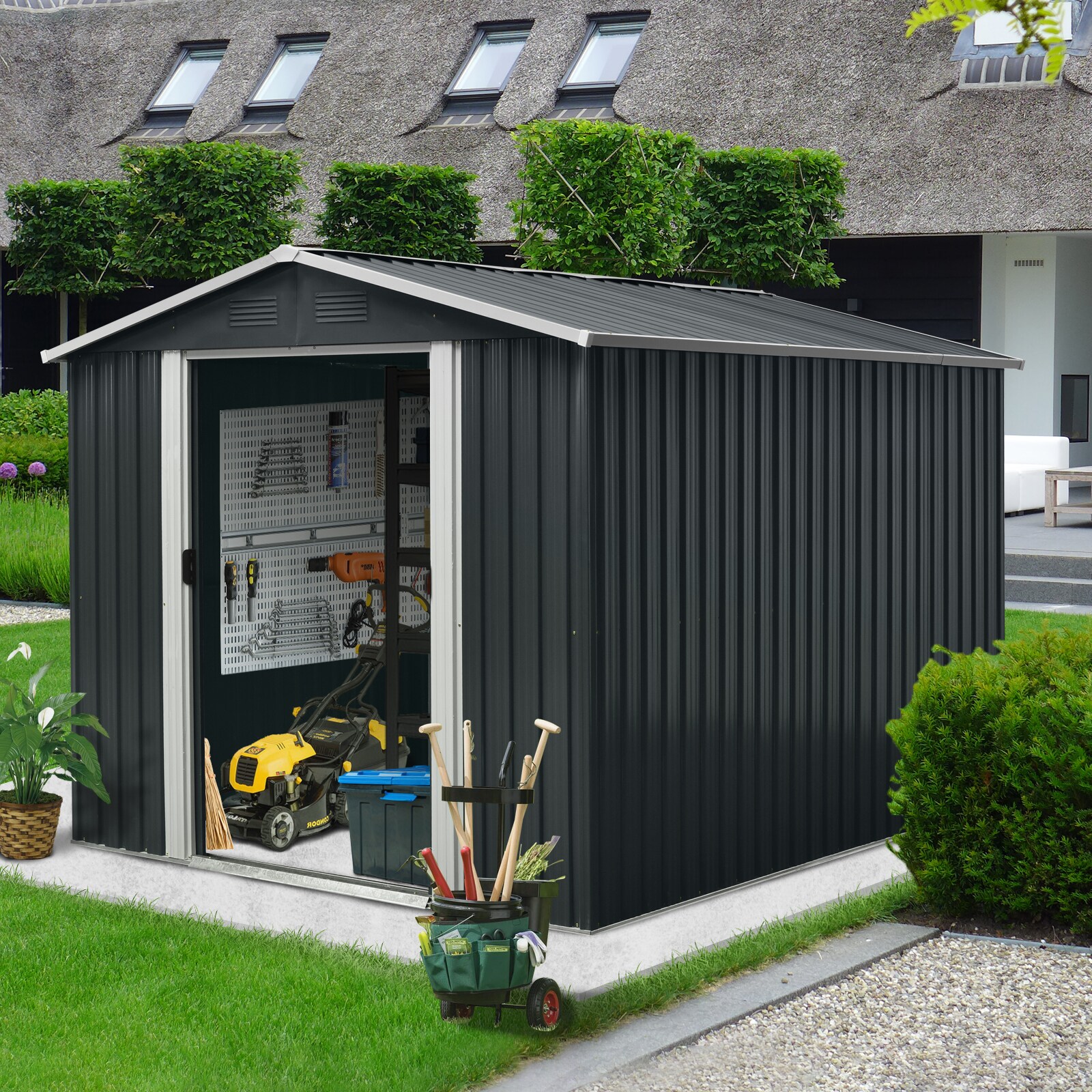 Iseryn OS35S000 Metal-Storage-Buildings-Sheds - View #4