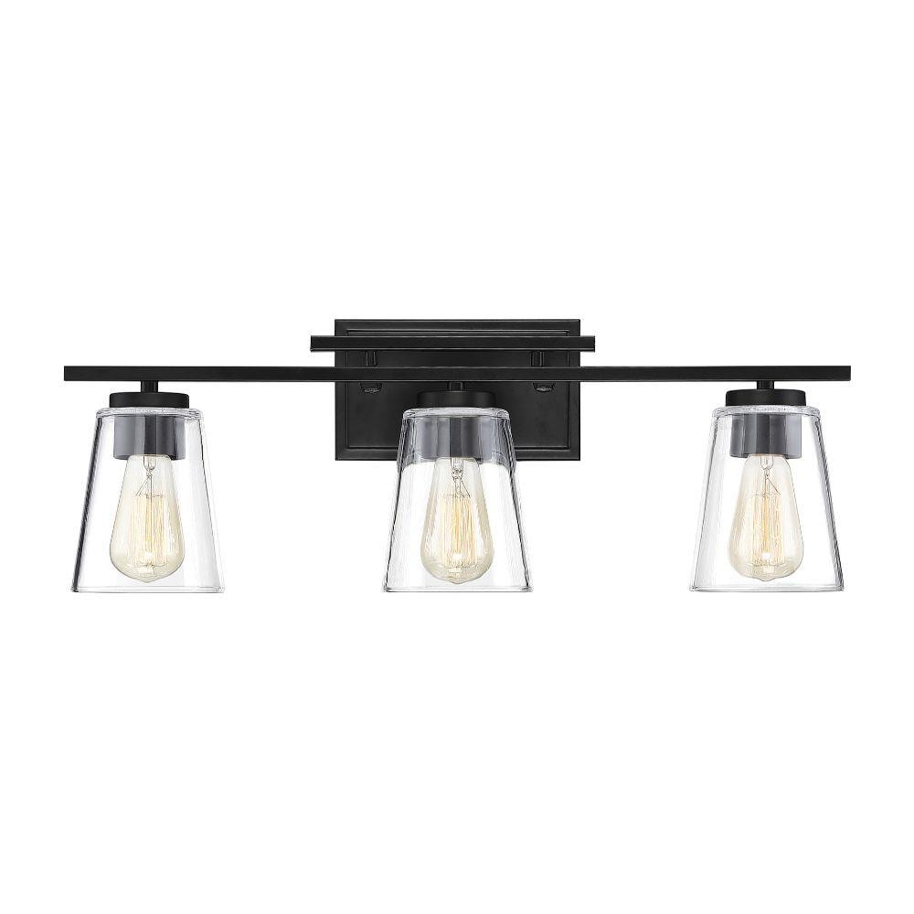  LW-SH512966 24-in 3-Light Black Transitional Vanity Light