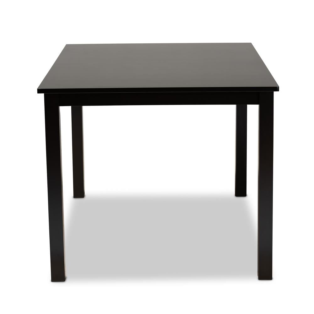 Baxton Studio Eveline Espresso Contemporary Modern Dining Table Wood   16097135 