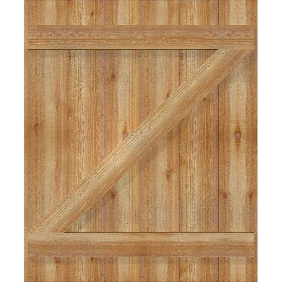 Ekena Millwork RBJ06Z32X039RWR Exterior-Shutters - View #5