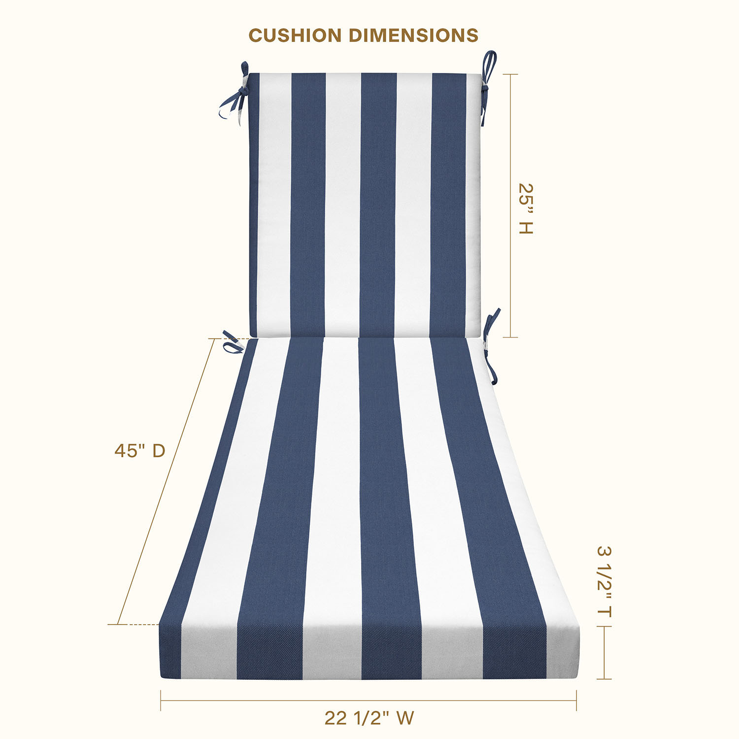 Style Selections 21403S-101A165 Patio-Furniture-Cushions - View #5