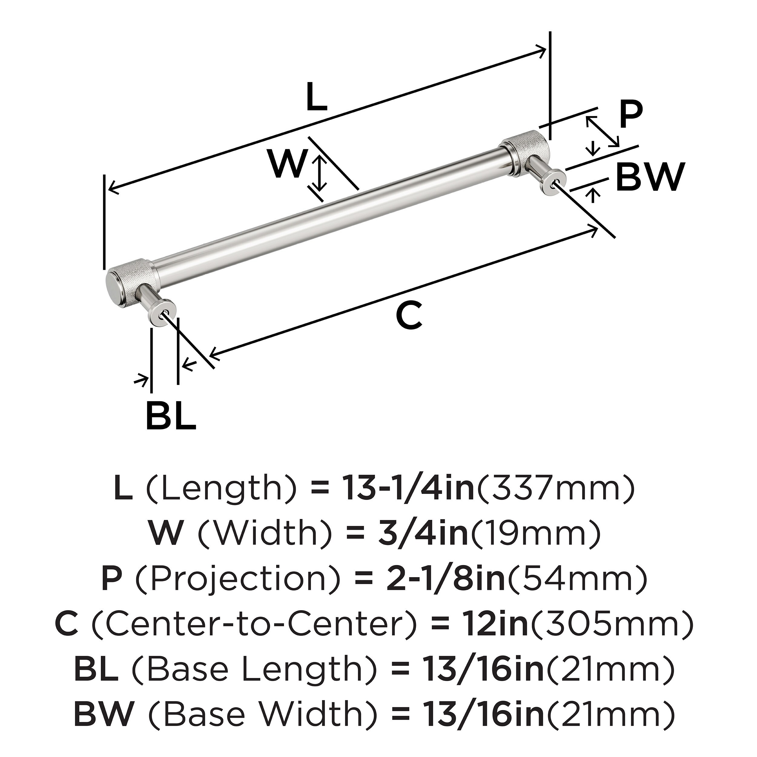 Amerock BP37750PN Cabinet-Pulls - View #4