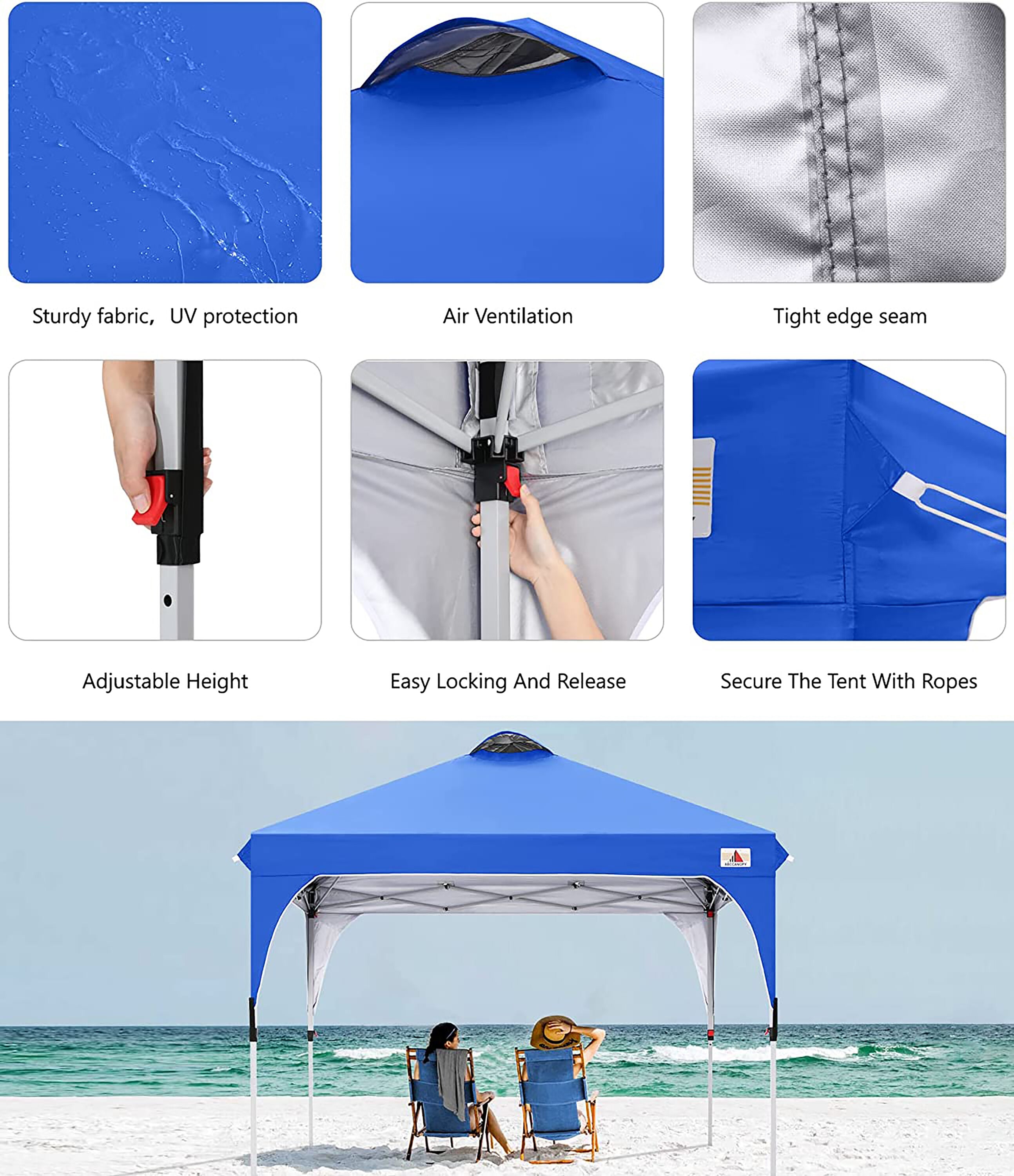 ABCCANOPY 10X10JQ-BLUE Canopies-Sl - View #3