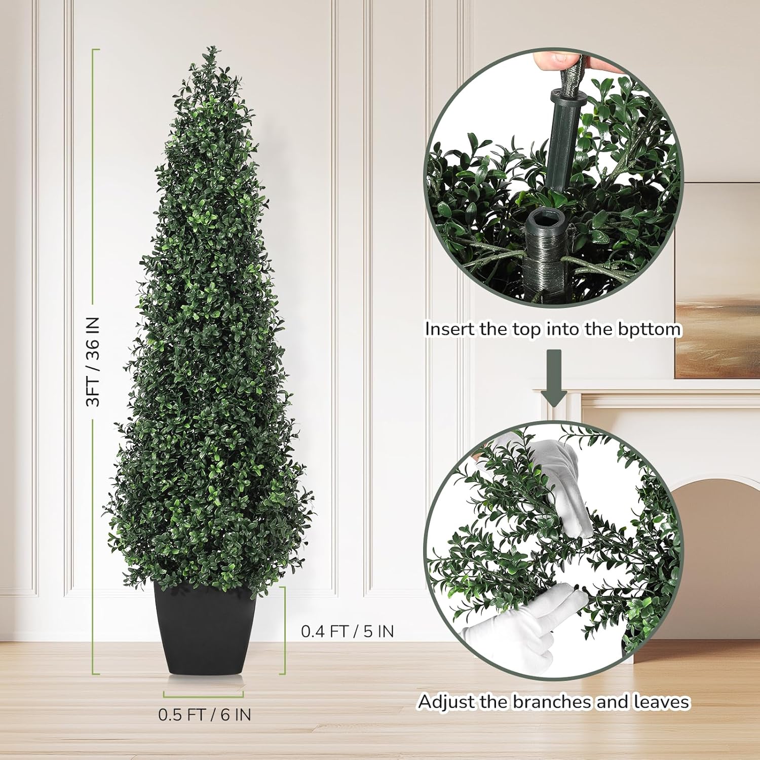 WhizMax DF-PHK-33F6NGT3 Artificial-Plants-Trees - View #3