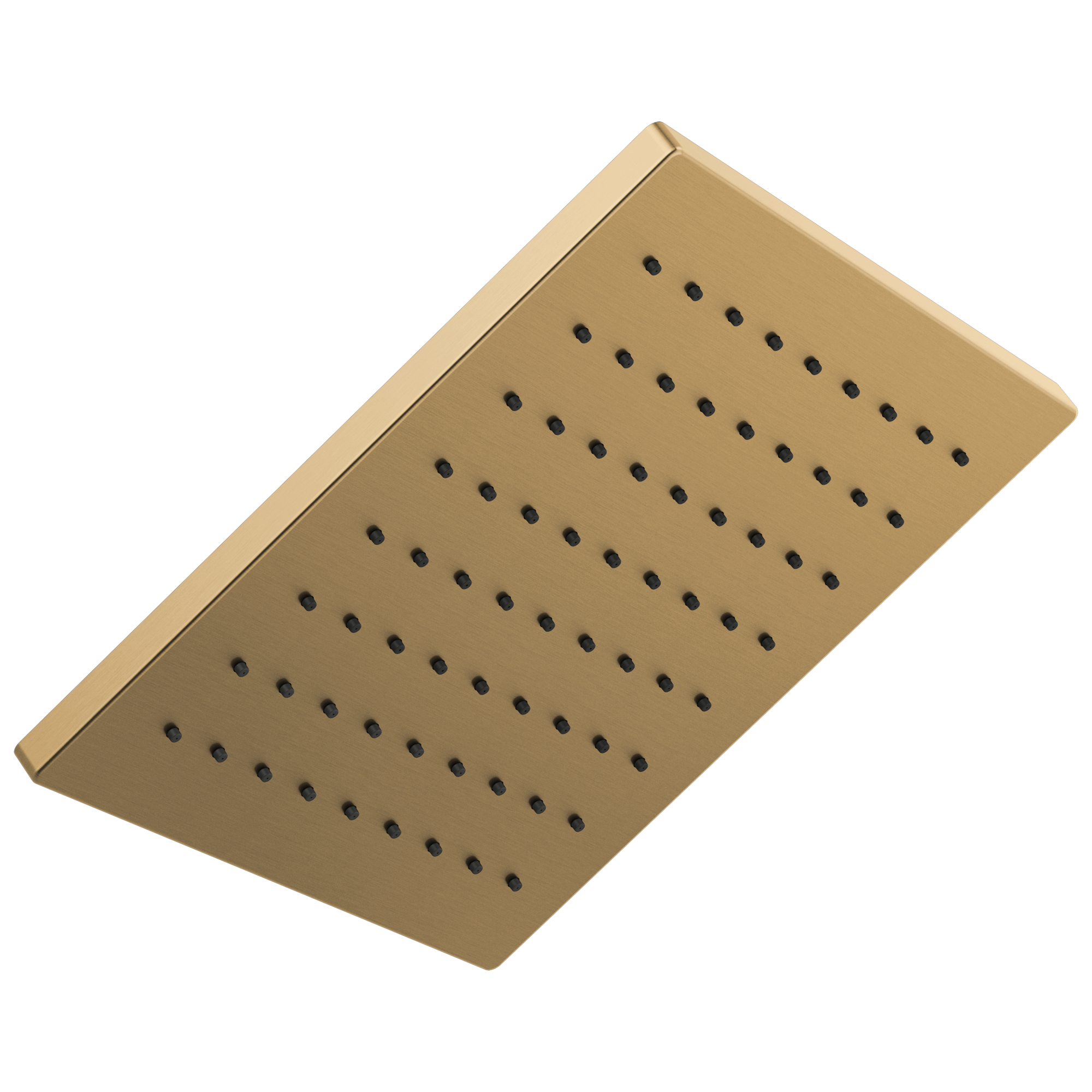 Delta 52159-CZ 1.0 -Settings Champagne Bronze 11.7500-in Square Fixed Rain Shower Head 1.75 GPM