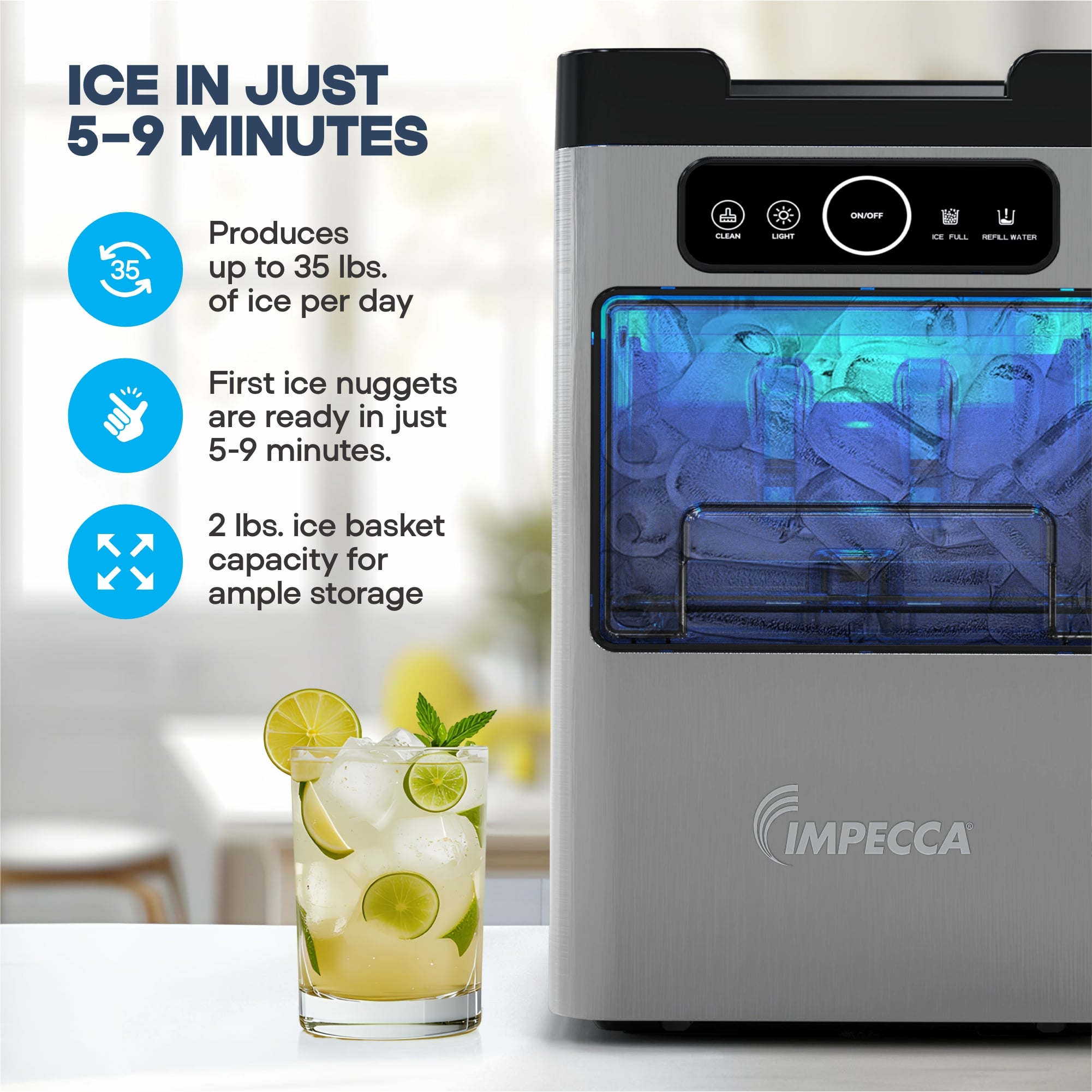 Impecca WIIM3301ST697 Ice-Makers - View #2