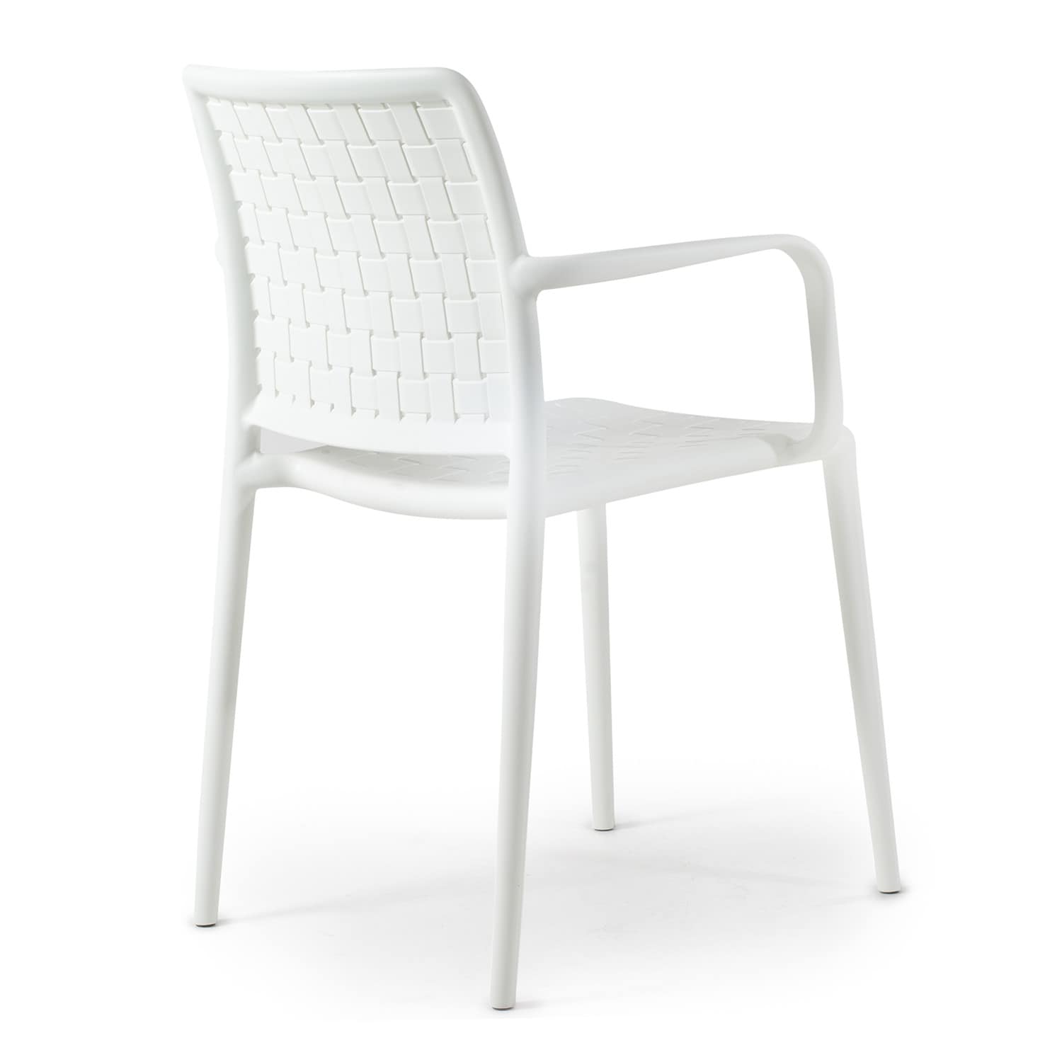 World Rug Gallery FK8052WHITE2 Patio-Chairs - View #8