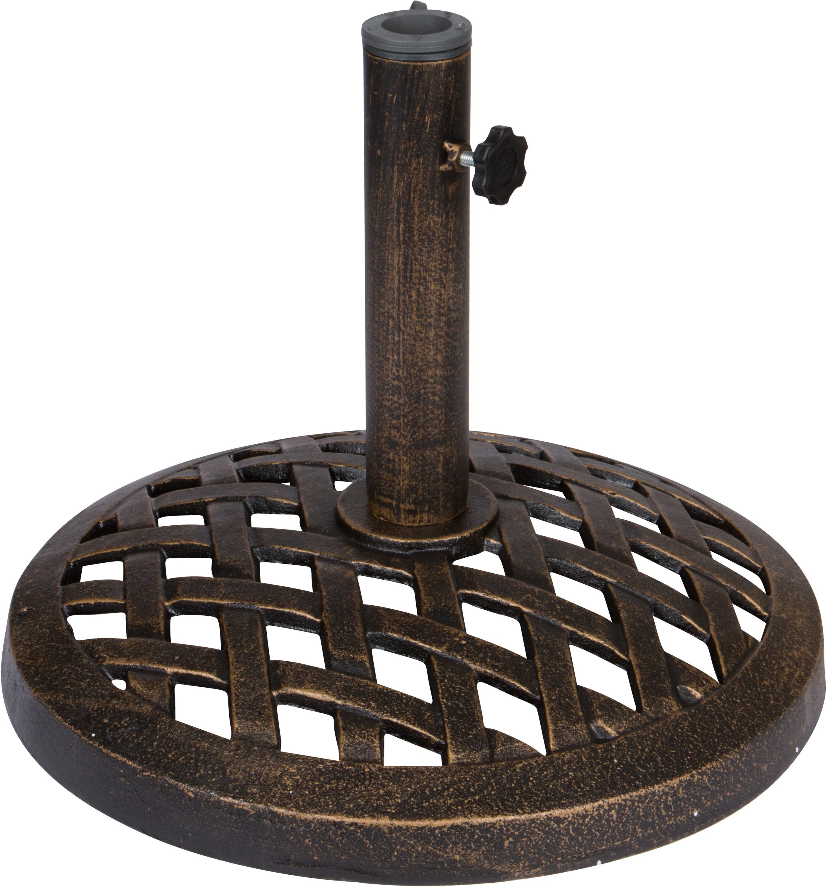 Trademark Innovations UMBASE-HSHTG-BRNZ Umbrella-Bases - View #4