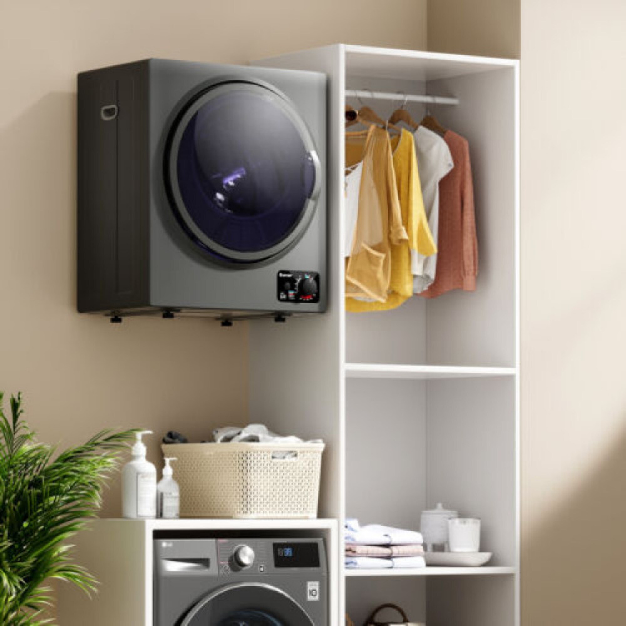 LUCKY ONE LO-FP10222USGR Coin-Operated-Dryers - View #5