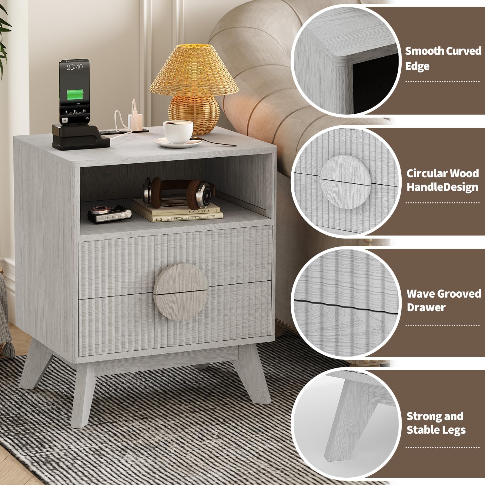 Garvee HHZ-PHK-35JFS6DE nightstands - View #4