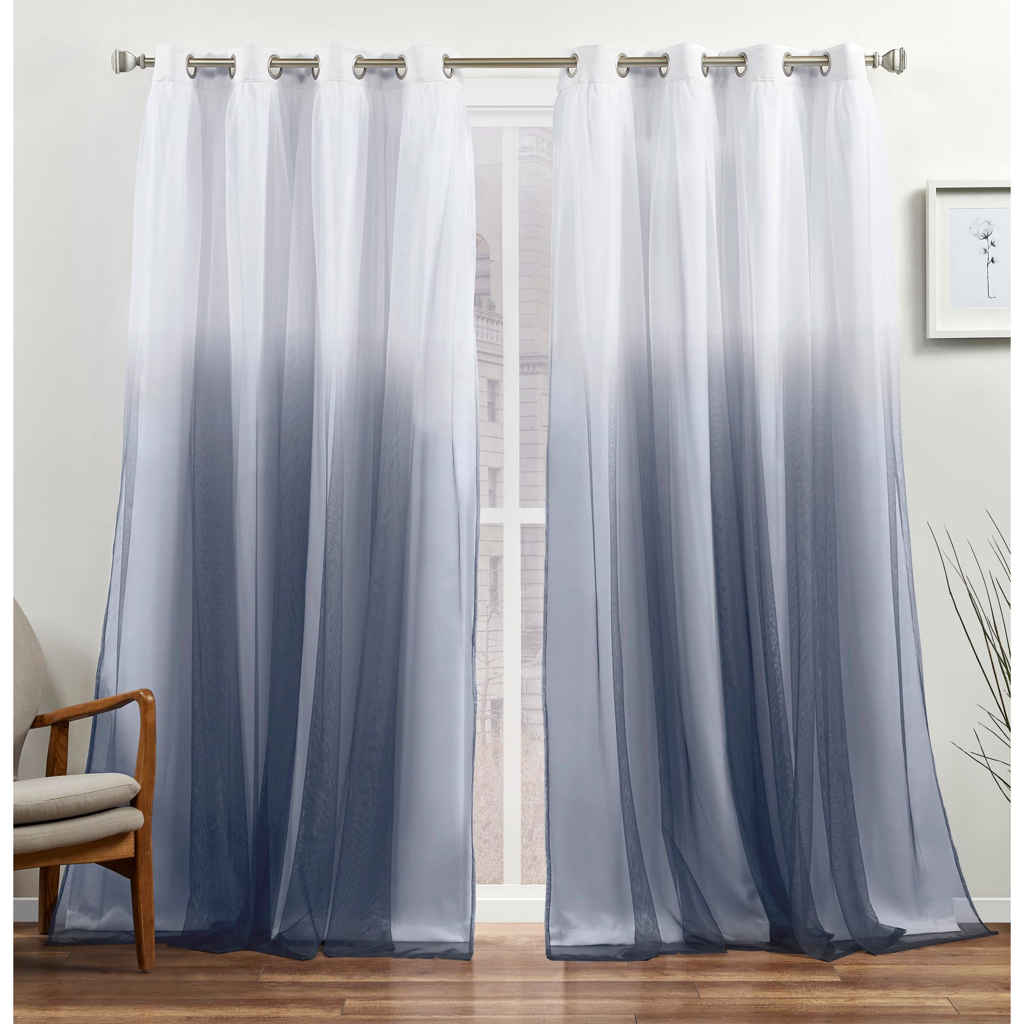 Blue Ombre Curtains & Drapes at Lowes.com