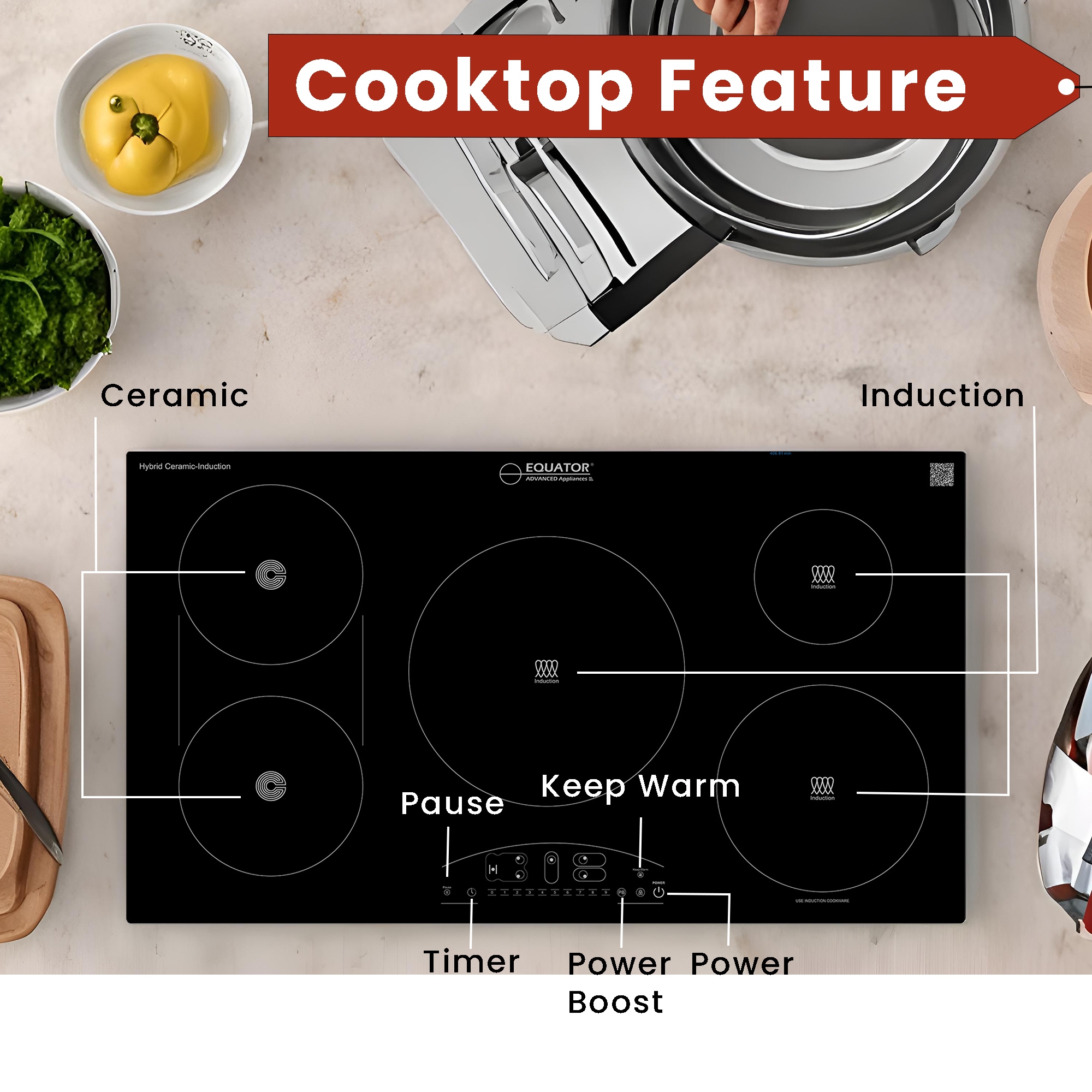 Equator Advanced Appliances EHC 36532 Elec-Cktp - View #6
