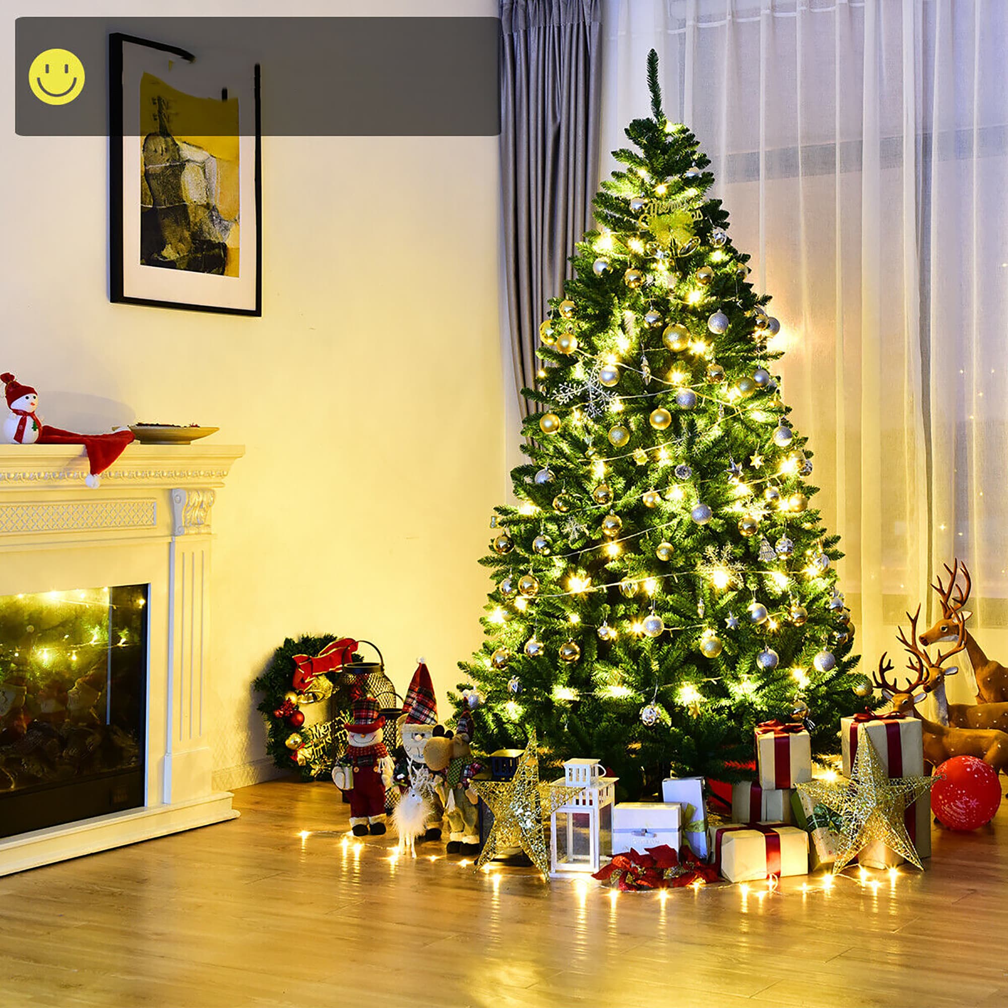Costway CM22065 Artificial-Christmas-Trees - View #5
