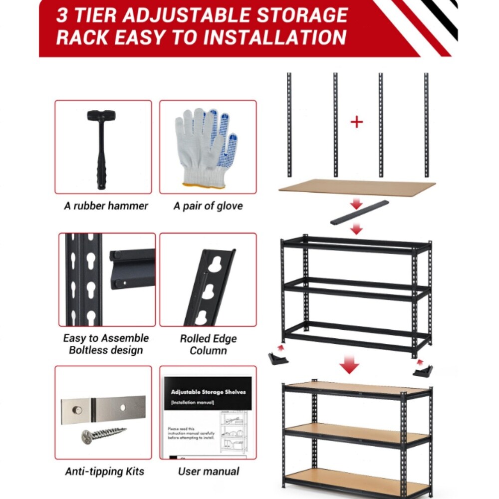 Aoile 57B596 Free-Standing-Shelving - View #5