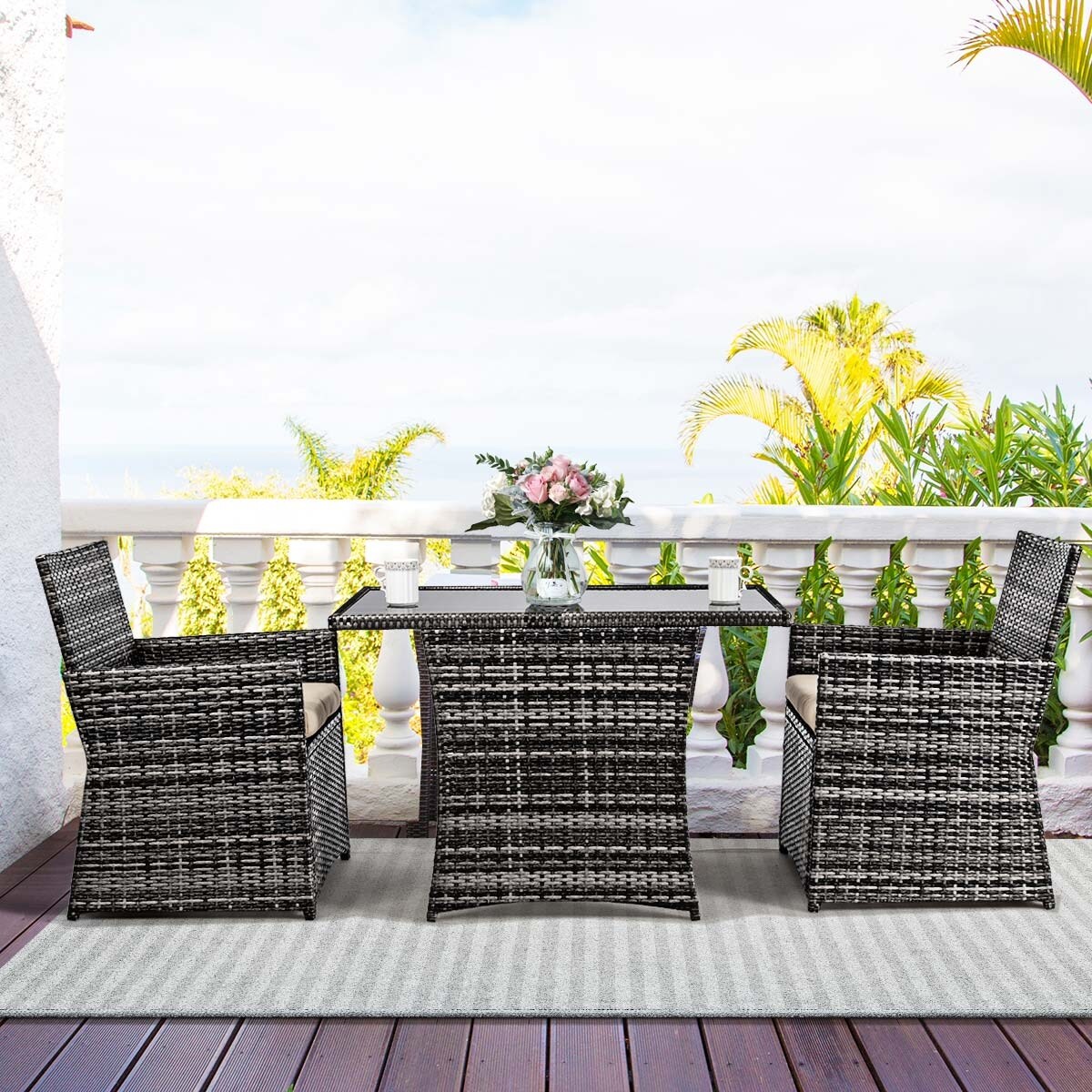 Slickblue D-CO-61446WH Patio-Conversation-Sets - View #6