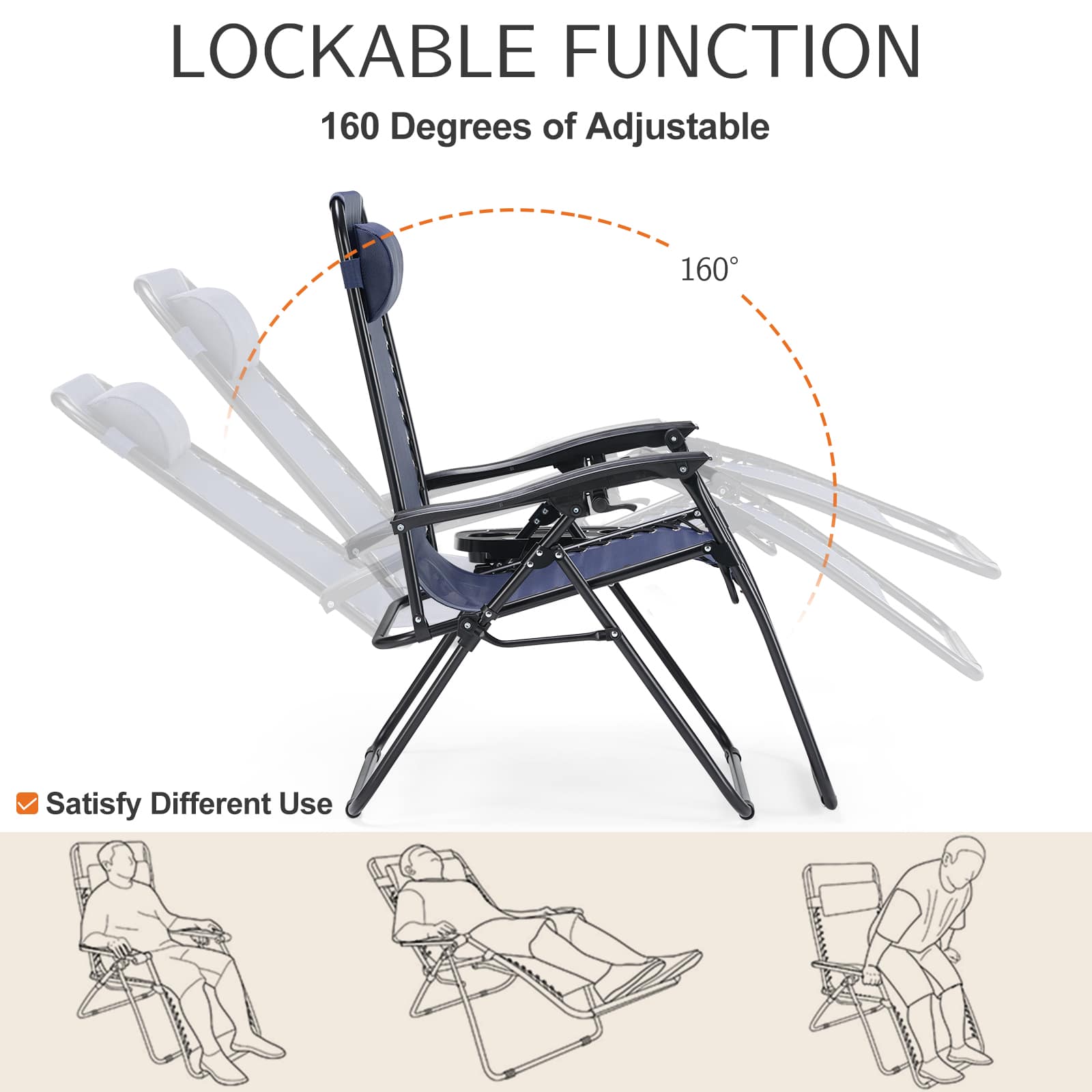 Bestier USLOW-HJ542057 Patio-Chairs - View #7