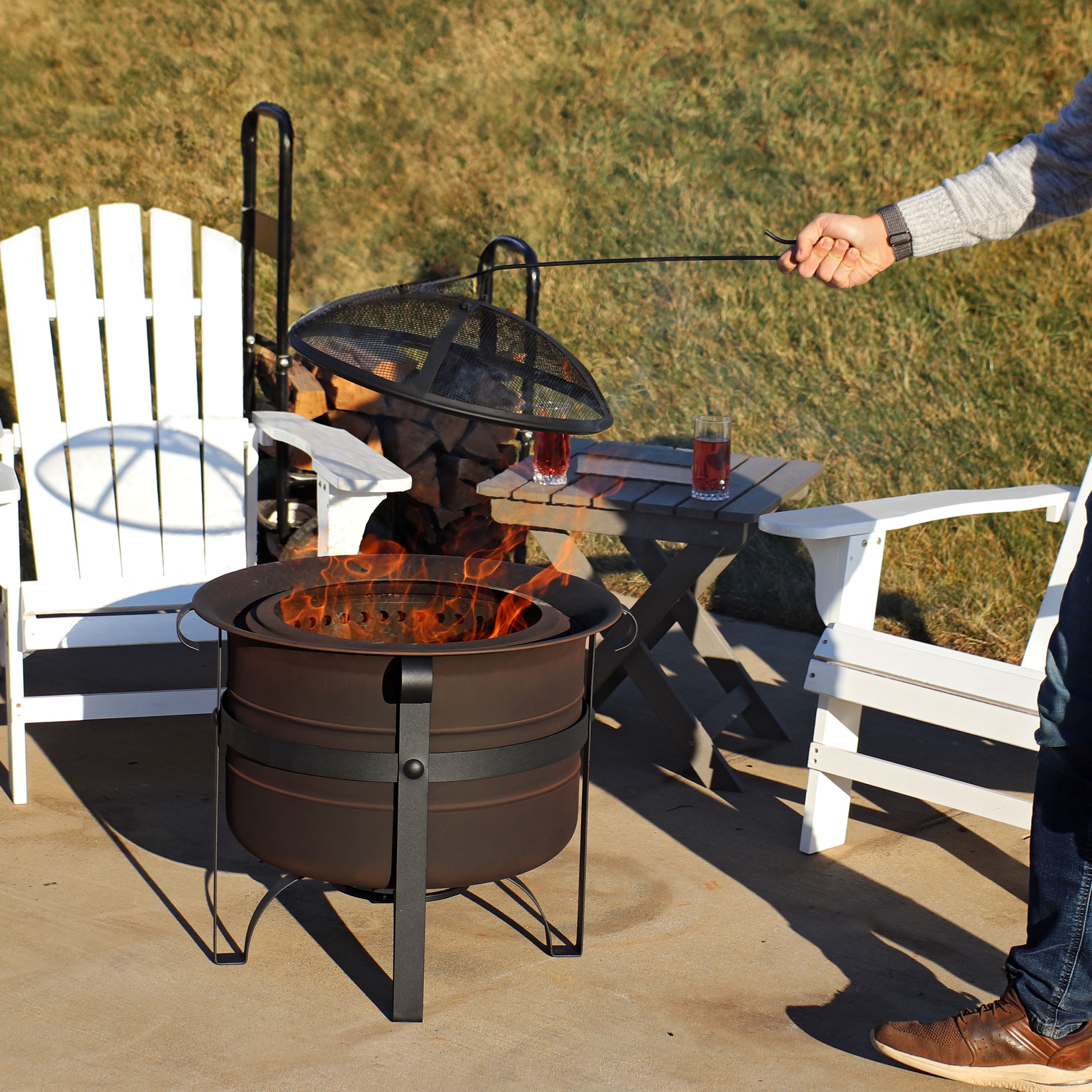 Sunnydaze Decor NB-052-004 Outdoor-Woodburning-Firepits - View #8