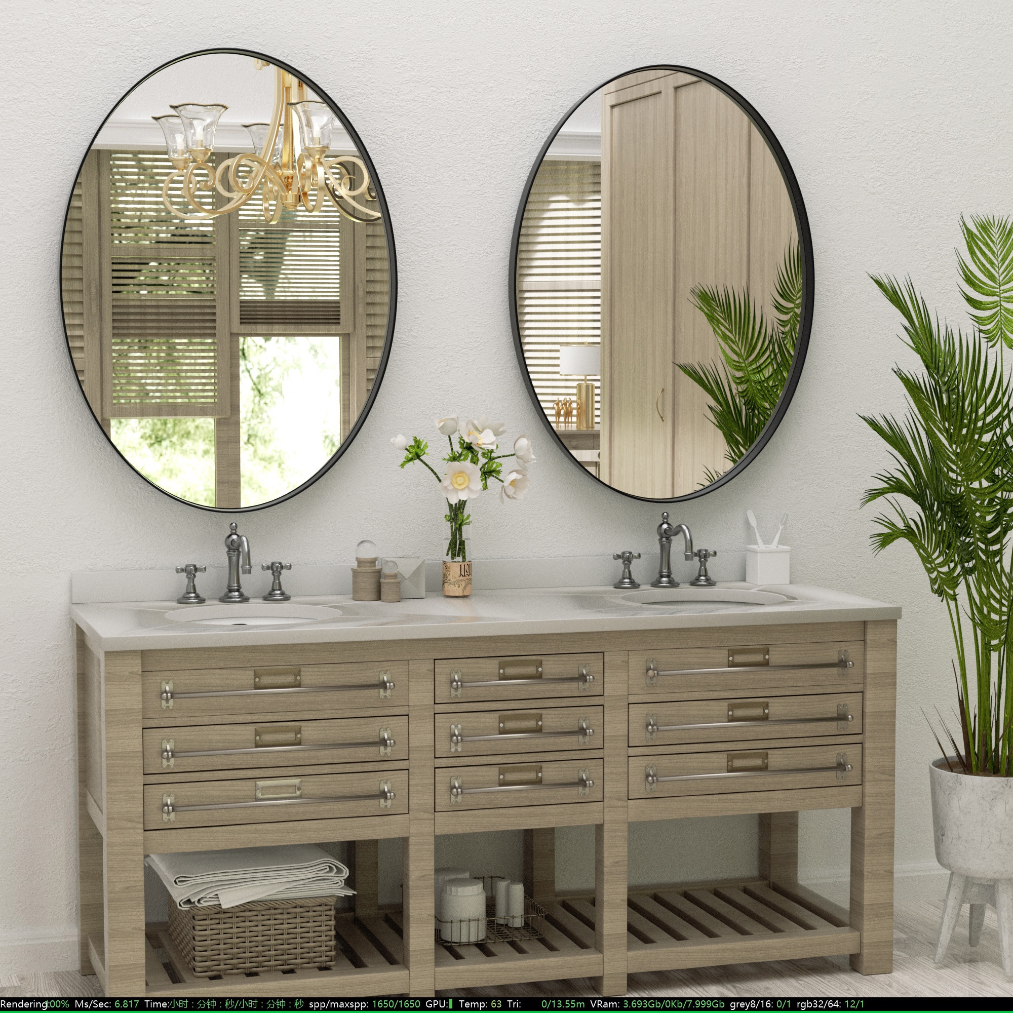 Clavie LS-22301-OBL Decor-Mirrors - View #6