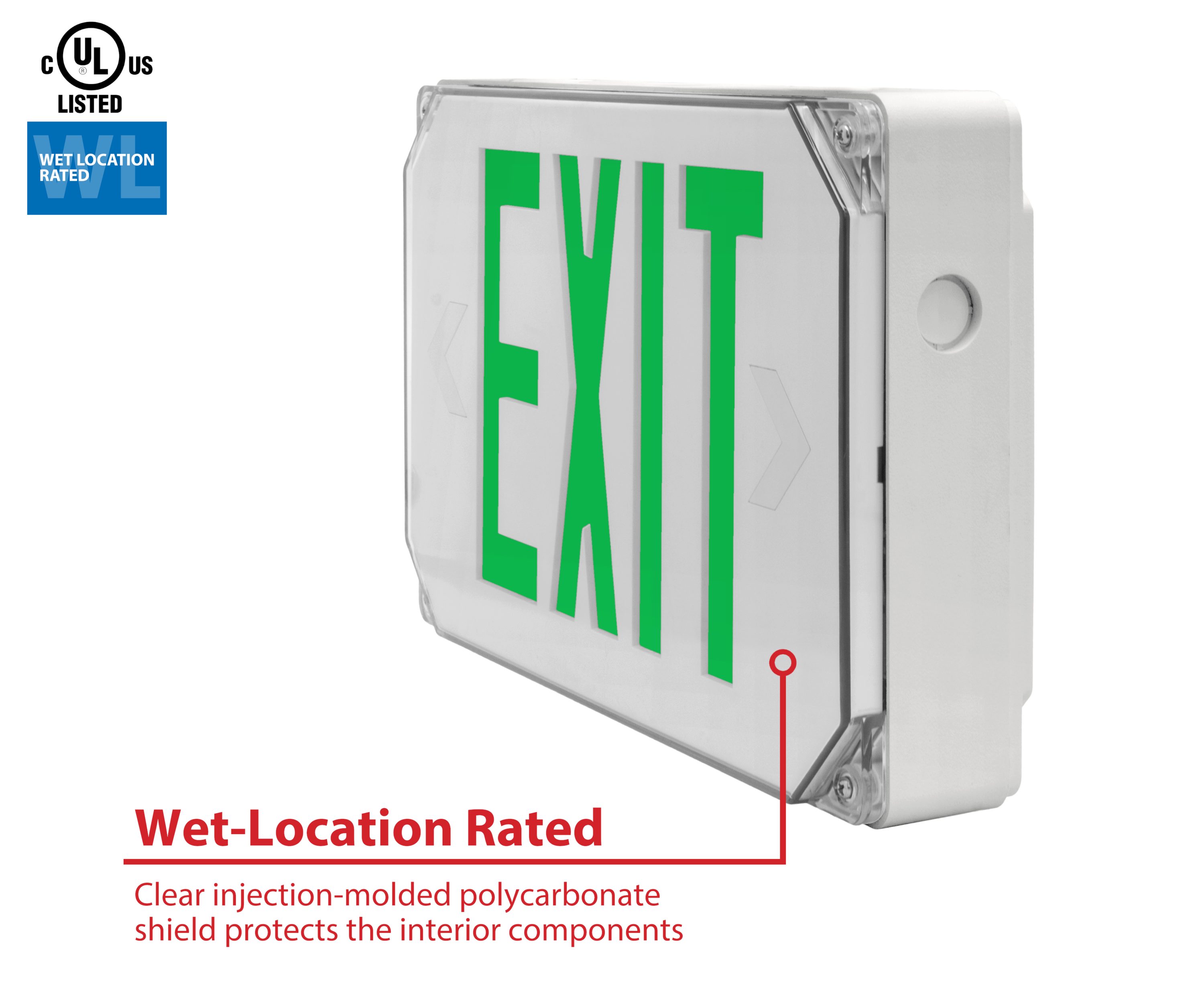 Nicor Lighting EXL51UNVWHG2 Emergency-Exit-Lighting - View #2
