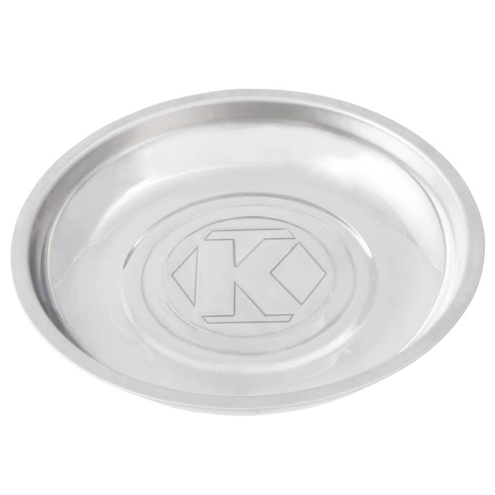 Oval Magnetic Parts Tray Dish Storage Holder Steel Construction Plastic Coating 