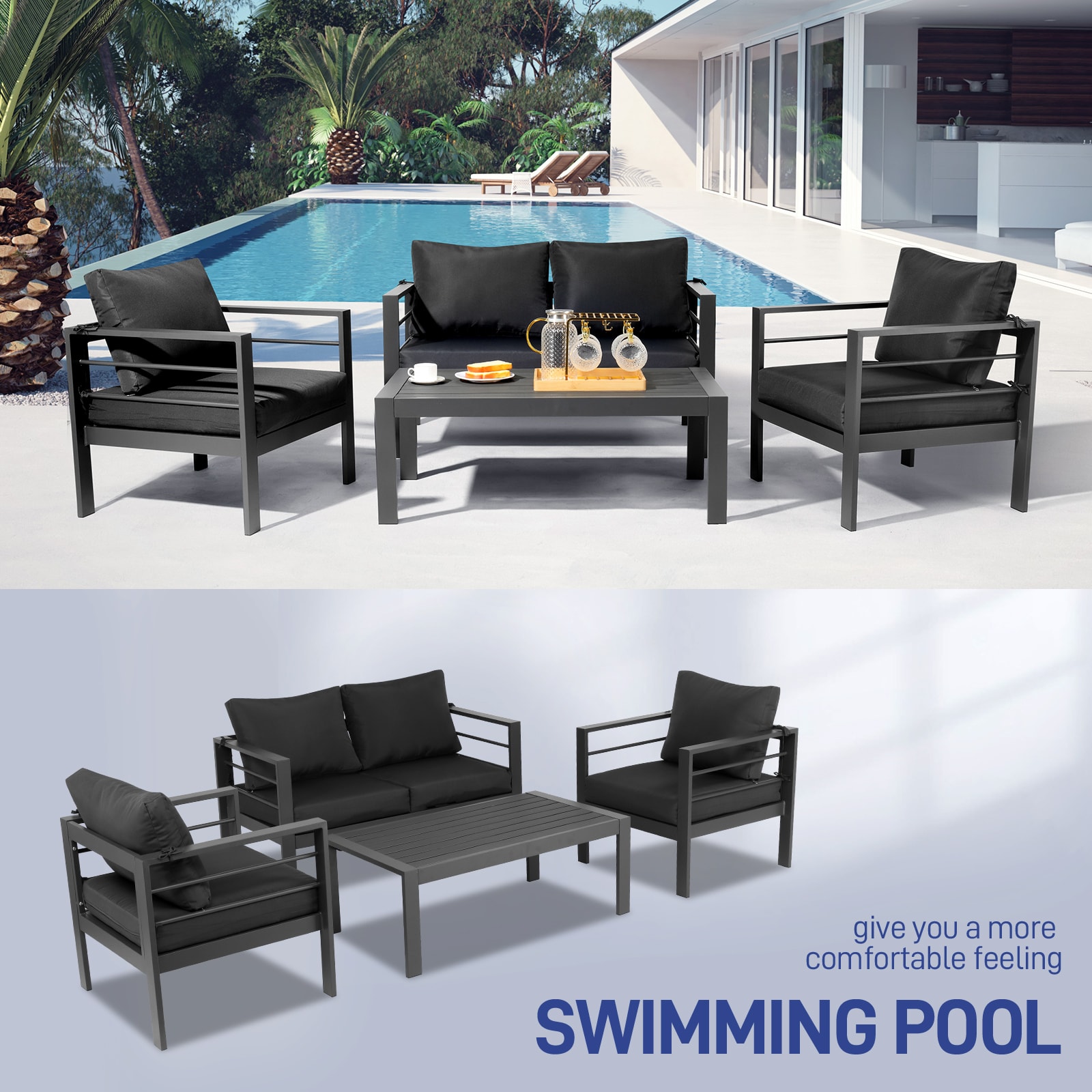 Winado LO1G56000609+610 Patio-Conversation-Sets - View #3