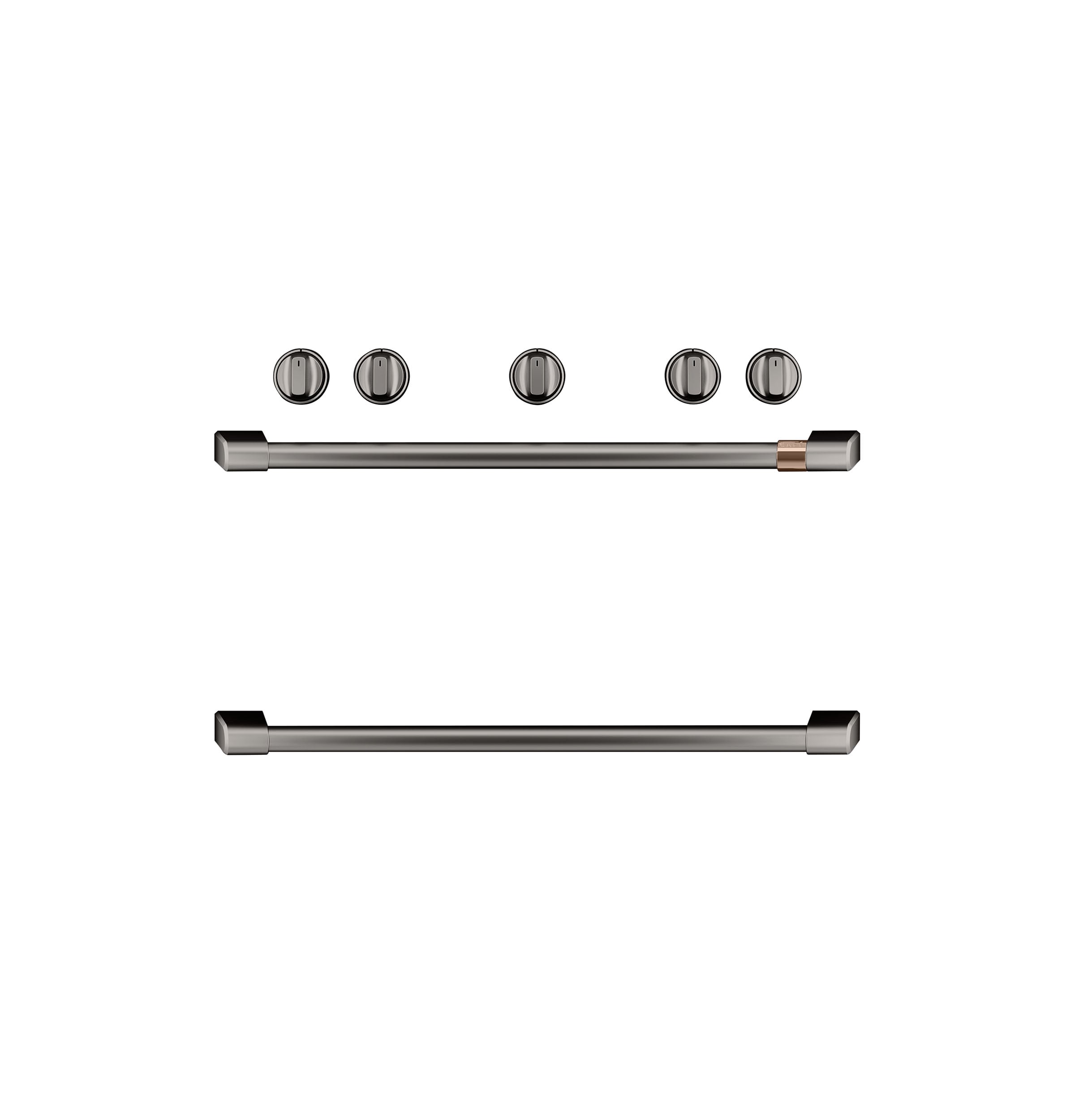 Cafe CXFSGHKPMBT 30-in Gas range Handle and knob kit ( Brushed Black )