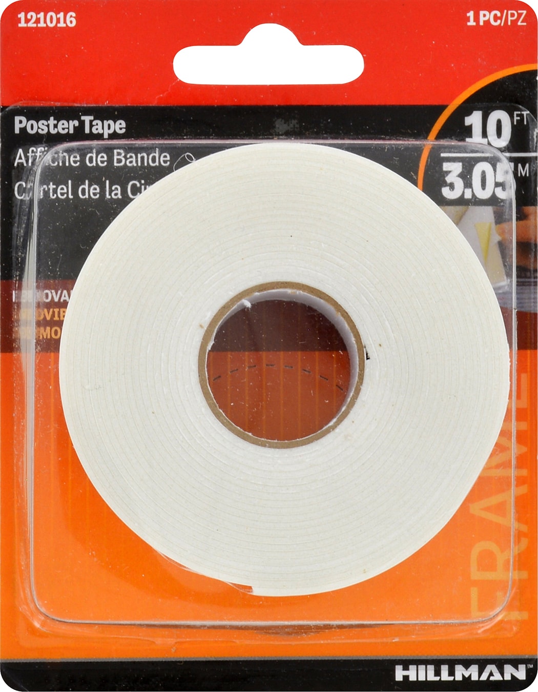 Hillman 1lb Removable Poster Tape in the Picture Hangers department at
