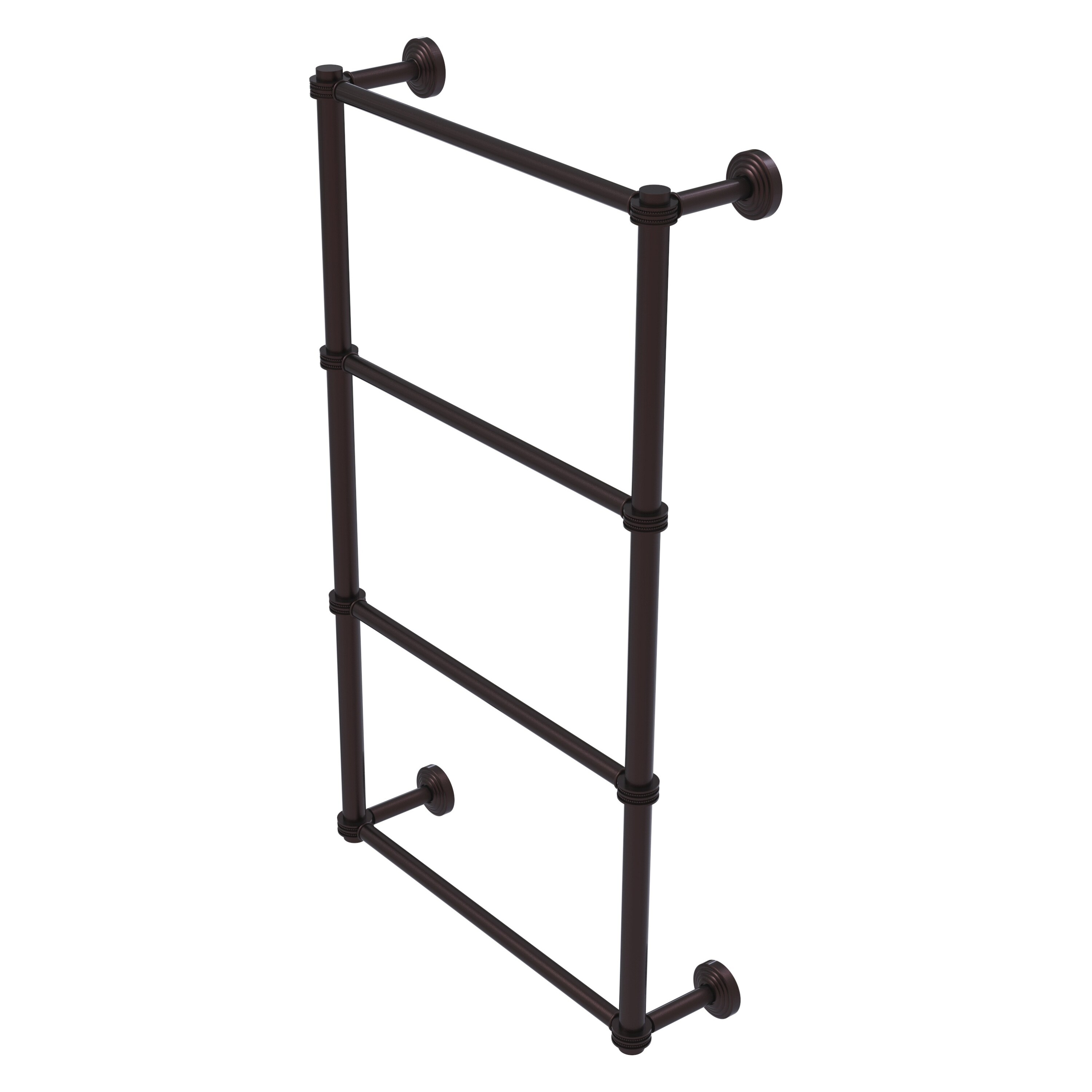 Allied Brass WP-28D-30-ABZ Waverly Place 30-in double Antique Bronze Wall mount 4-tier Towel Bar