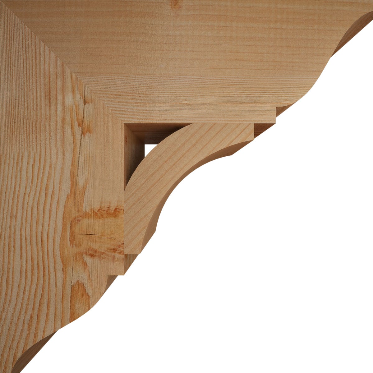 Ekena Millwork BKT06X18X18THR01SDF Exterior-Brackets-Braces - View #3
