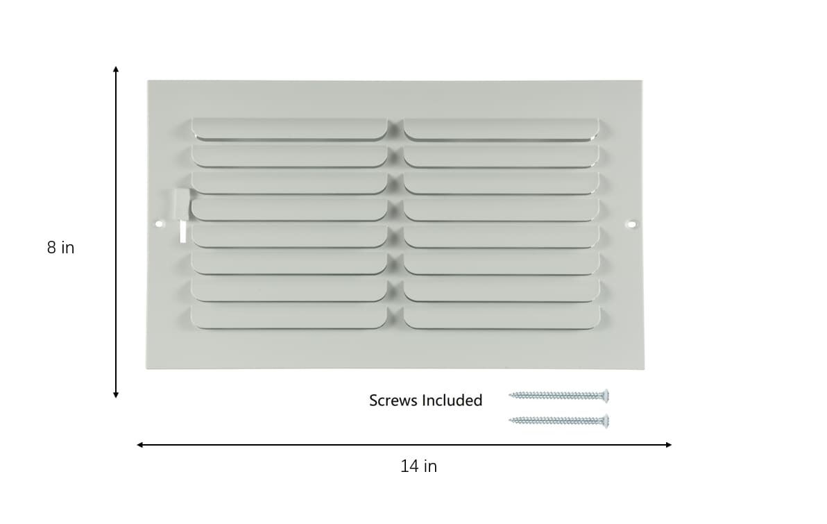RELIABILT 5011408WH Sidewall-Ceiling-Registers - View #2