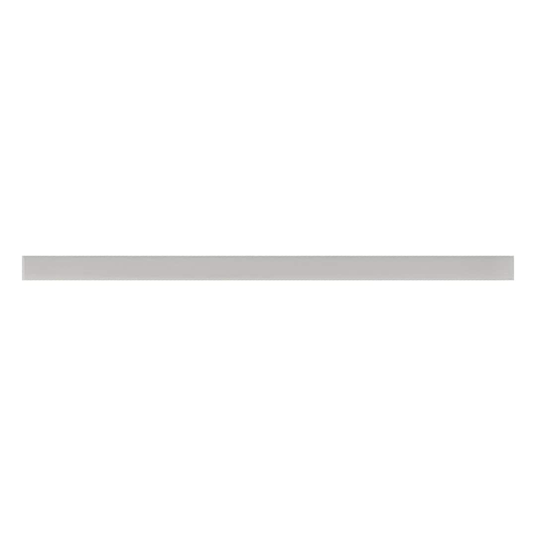 Apollo Tile T88085-15A Light Gray 1/2-in x 12-in Glossy Glass Pencil Tile ( 0.5-sq ft / Carton ) 10 -Pack