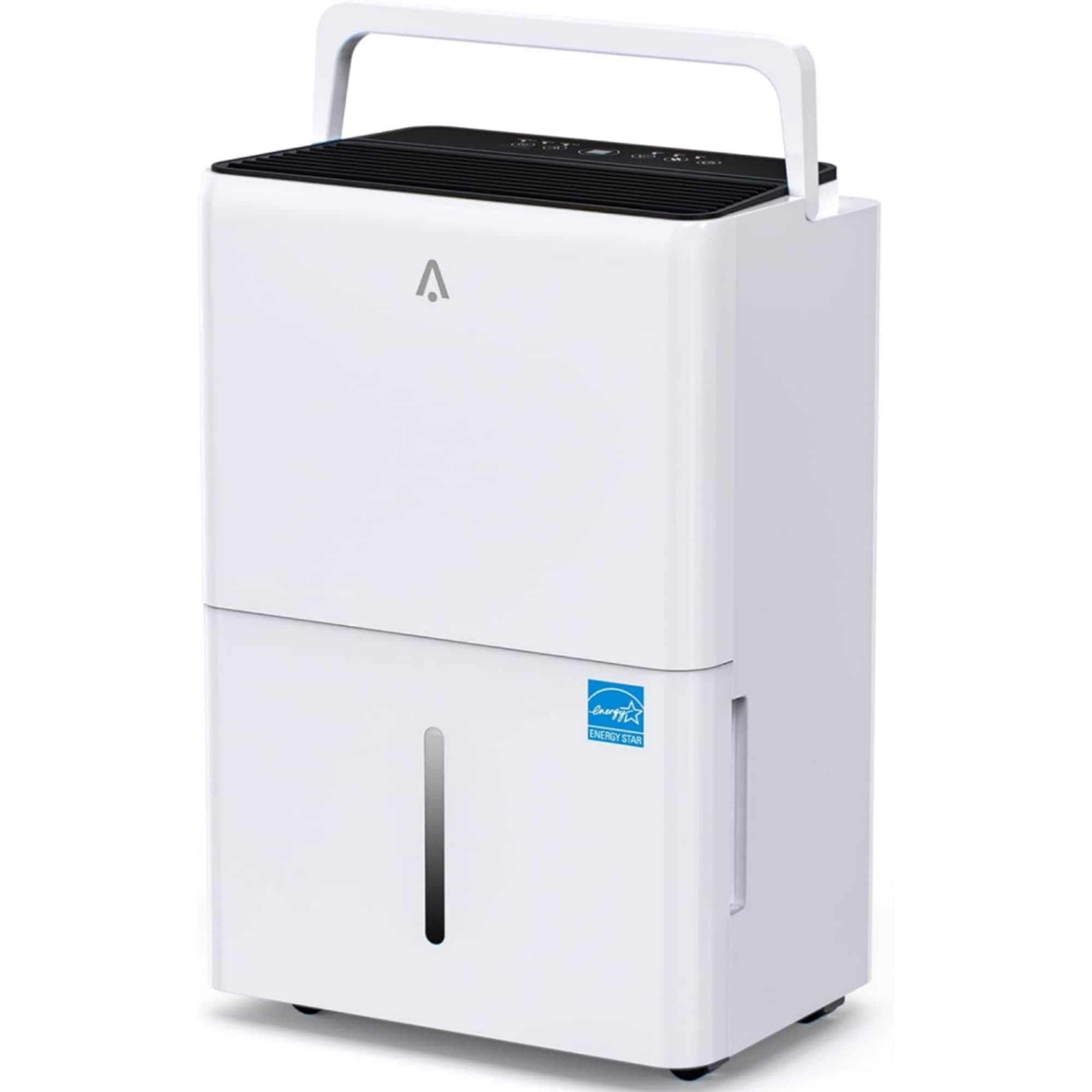 Qeetex LSHQQPHO-11KLU0BI 50 Pints Portable Dehumidifier for Basement 4500 Sq Ft with Pump and Drain Hose 24H Timer